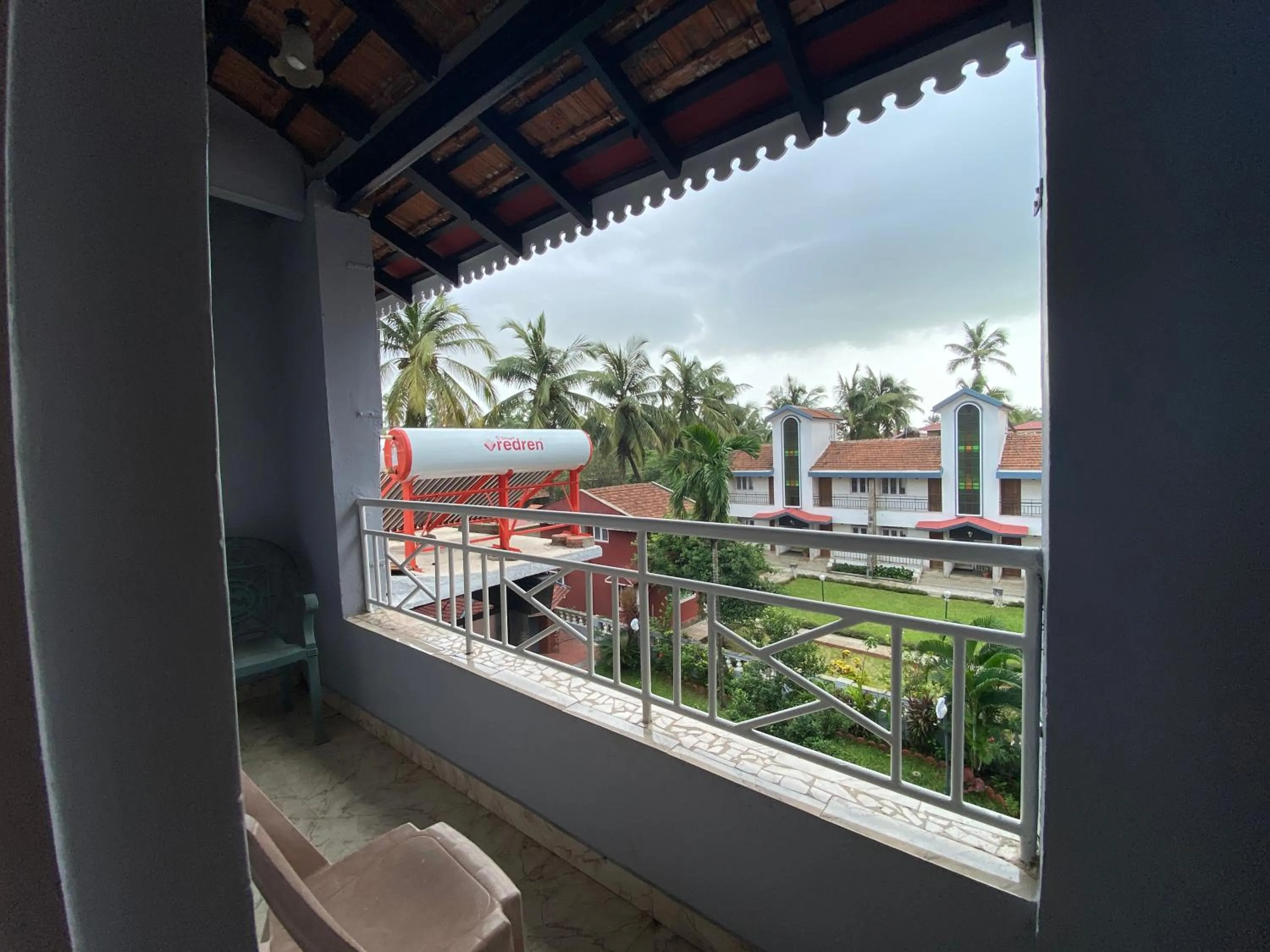 Balcony/Terrace in Peravel Beach Holiday Home