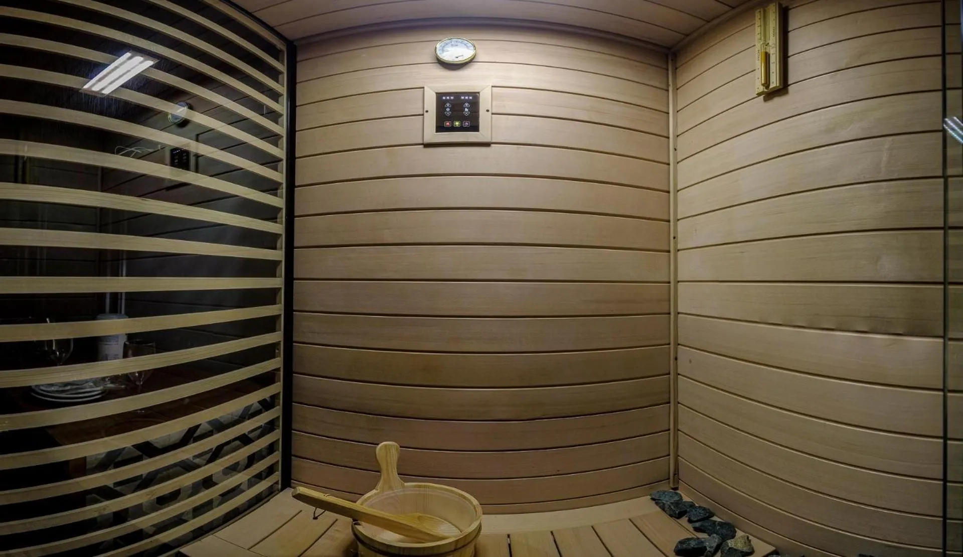 Sauna in Navona Central Suites