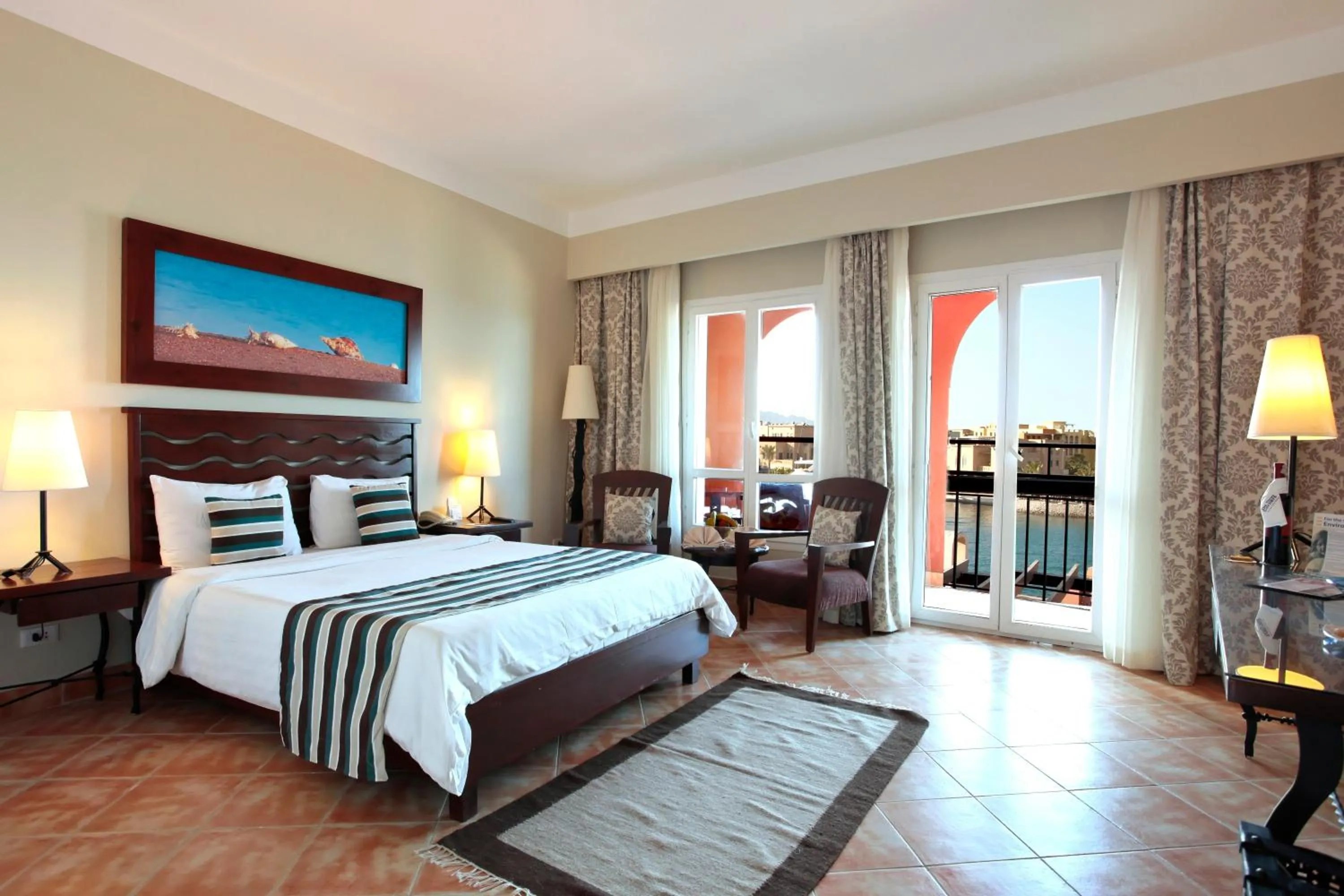 Bed in Three Corners Ocean View El Gouna - Adults Only