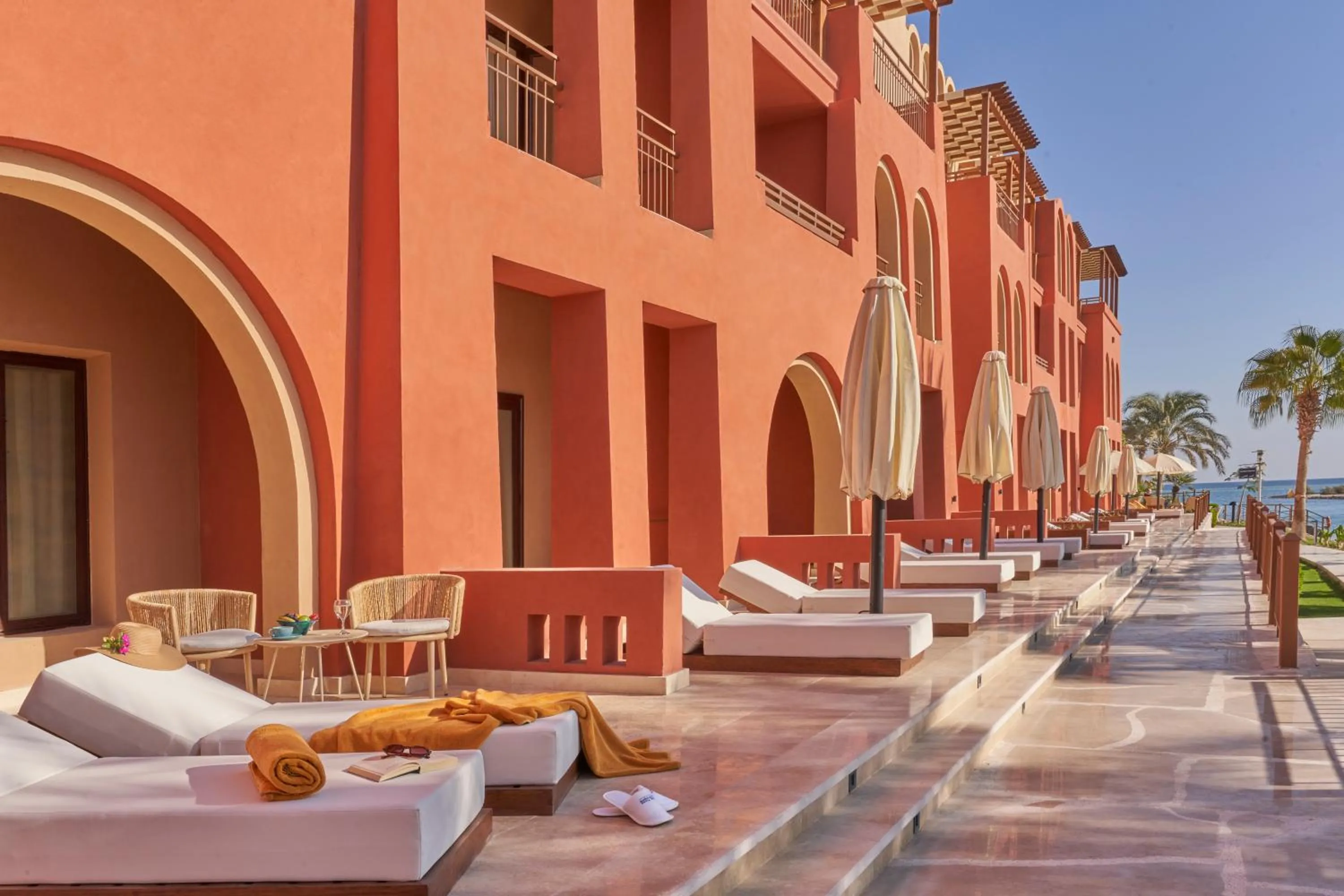 Balcony/Terrace in Three Corners Ocean View El Gouna - Adults Only