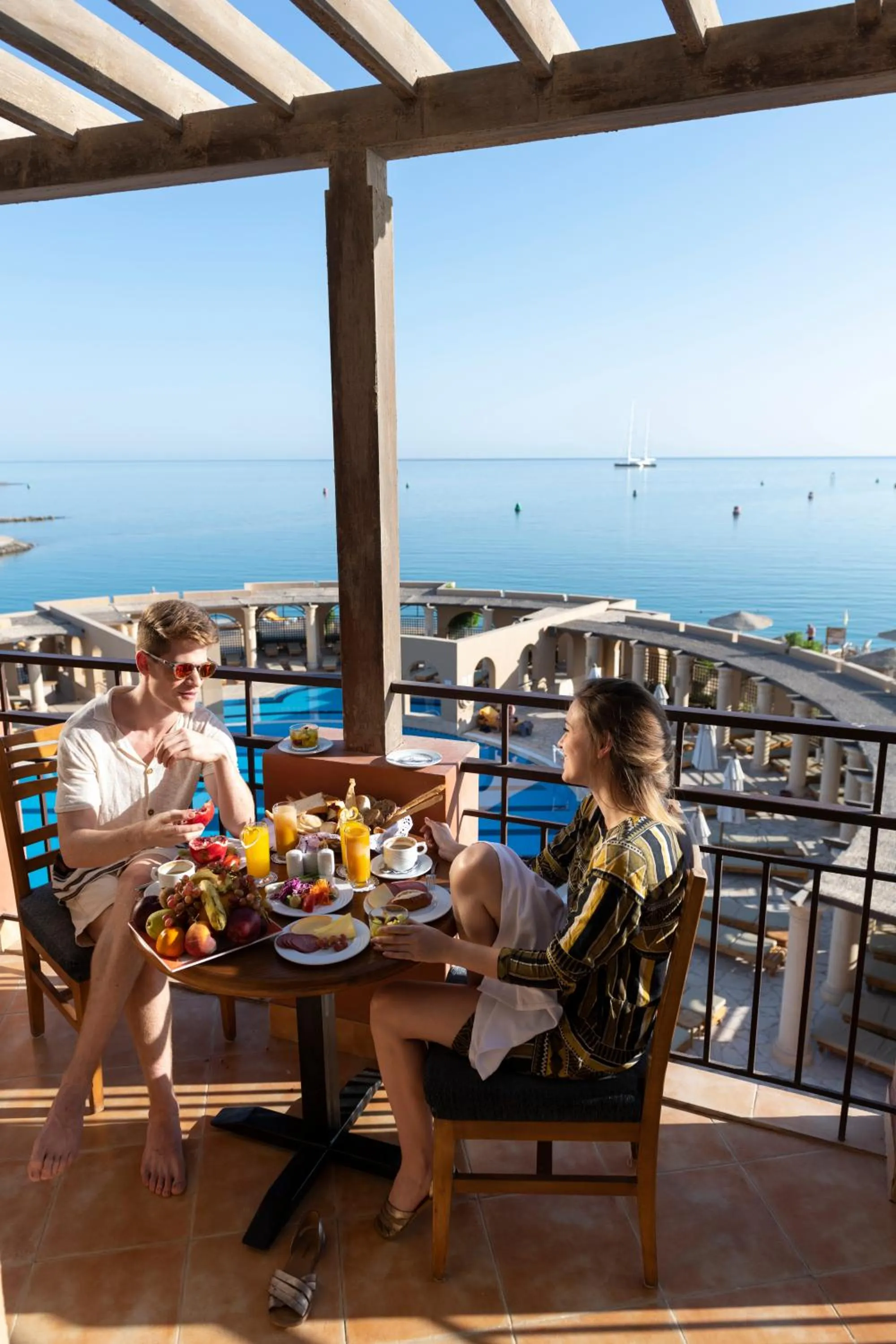 Balcony/Terrace in Three Corners Ocean View El Gouna - Adults Only