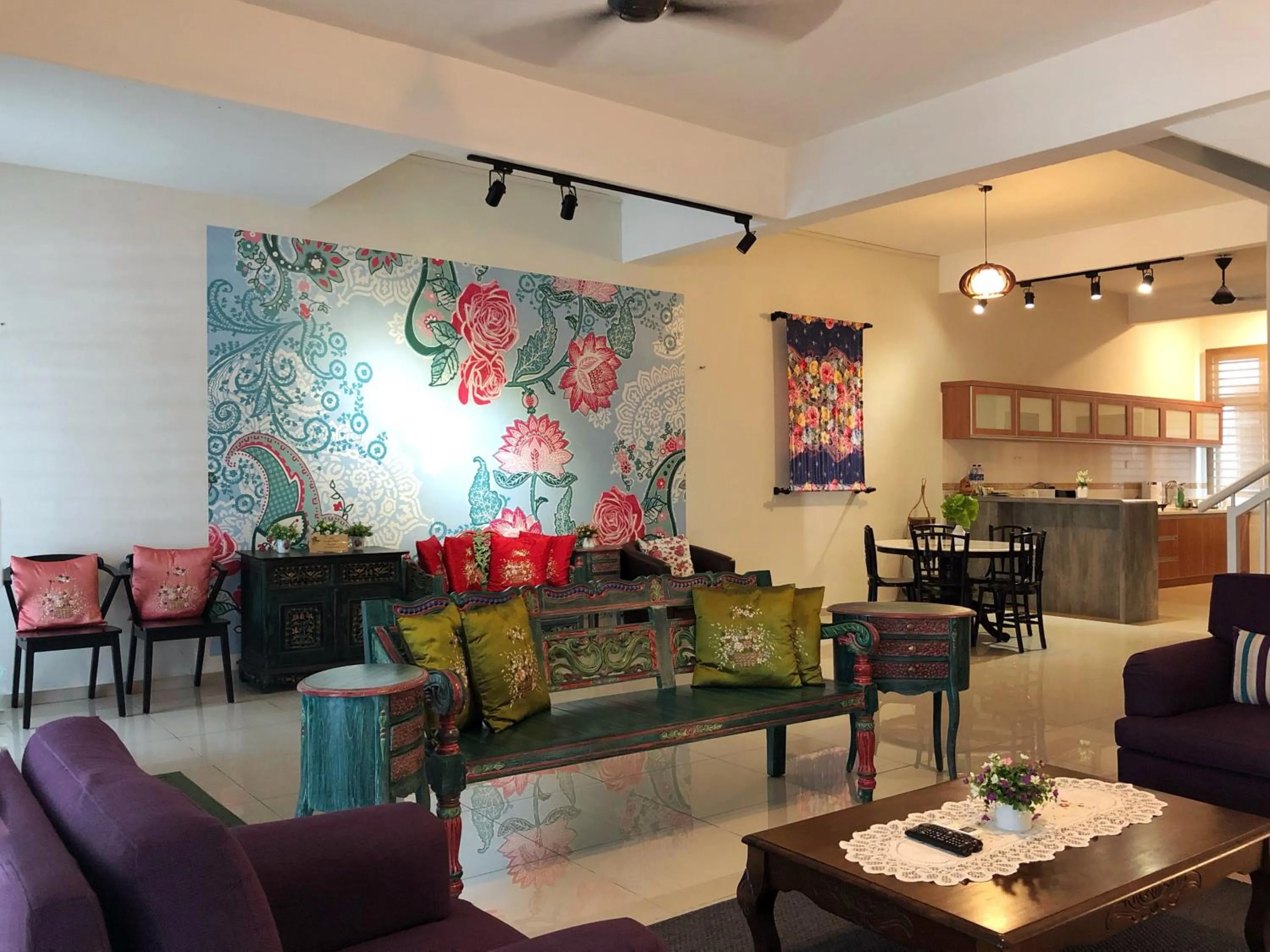 Living room in The Bliss Malacca