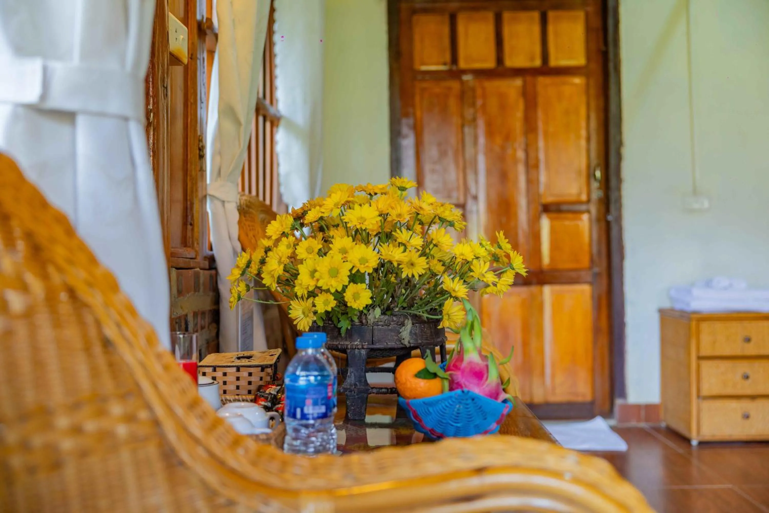 Living room in Mai Chau Sunrise Village