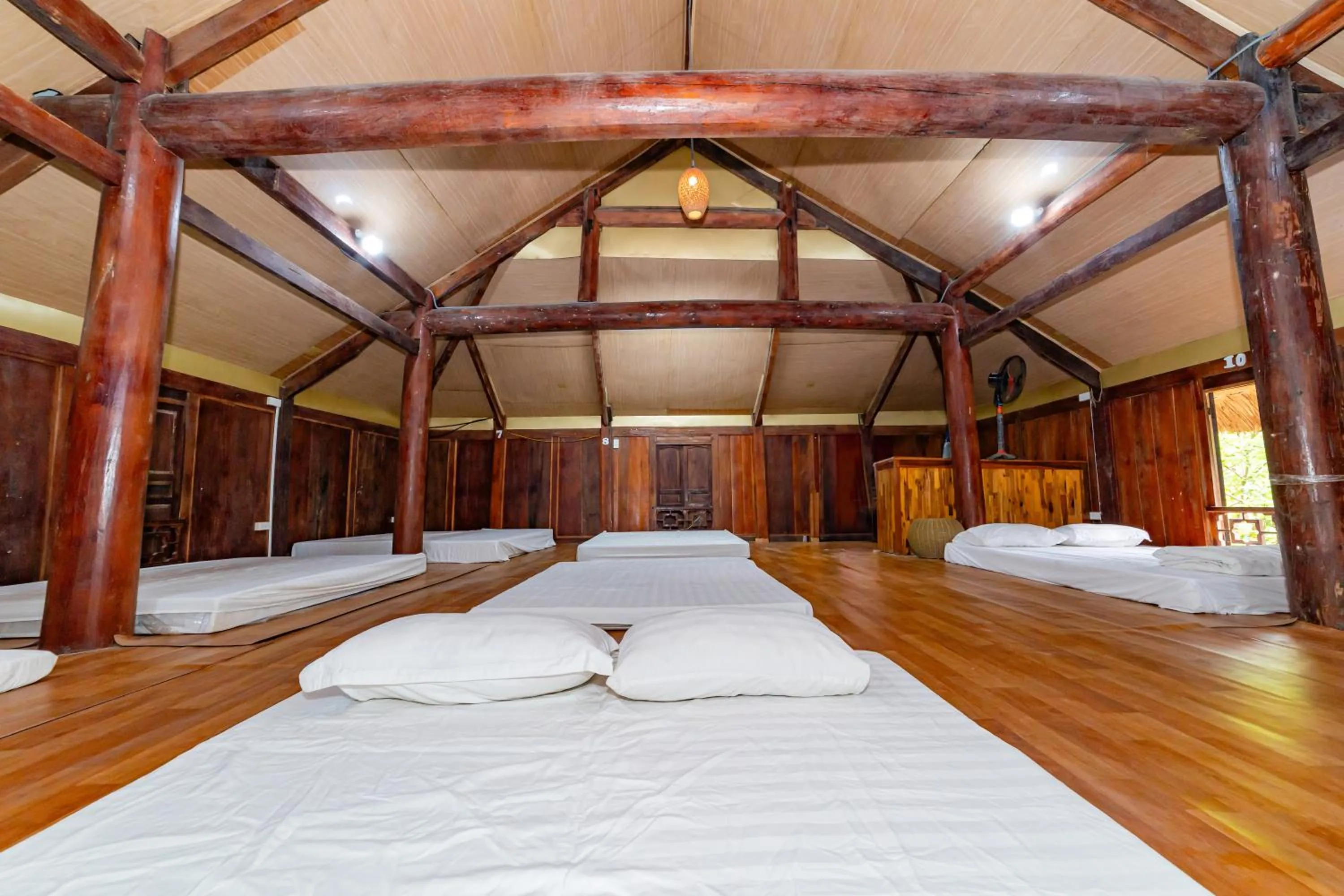 Photo of the whole room, Bed in Mai Chau Sunrise Village