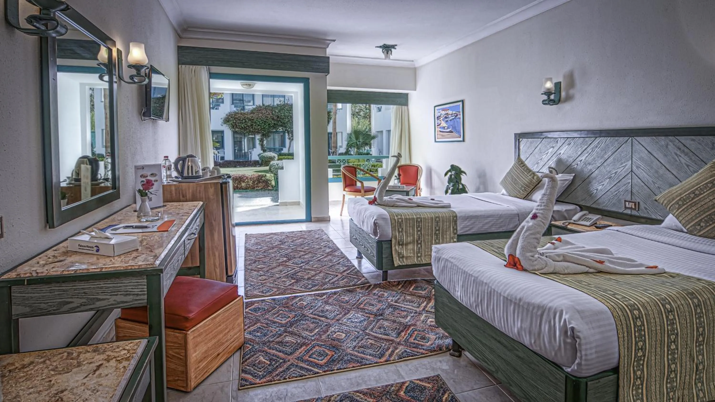 Bed in Falcon Hills Hotel