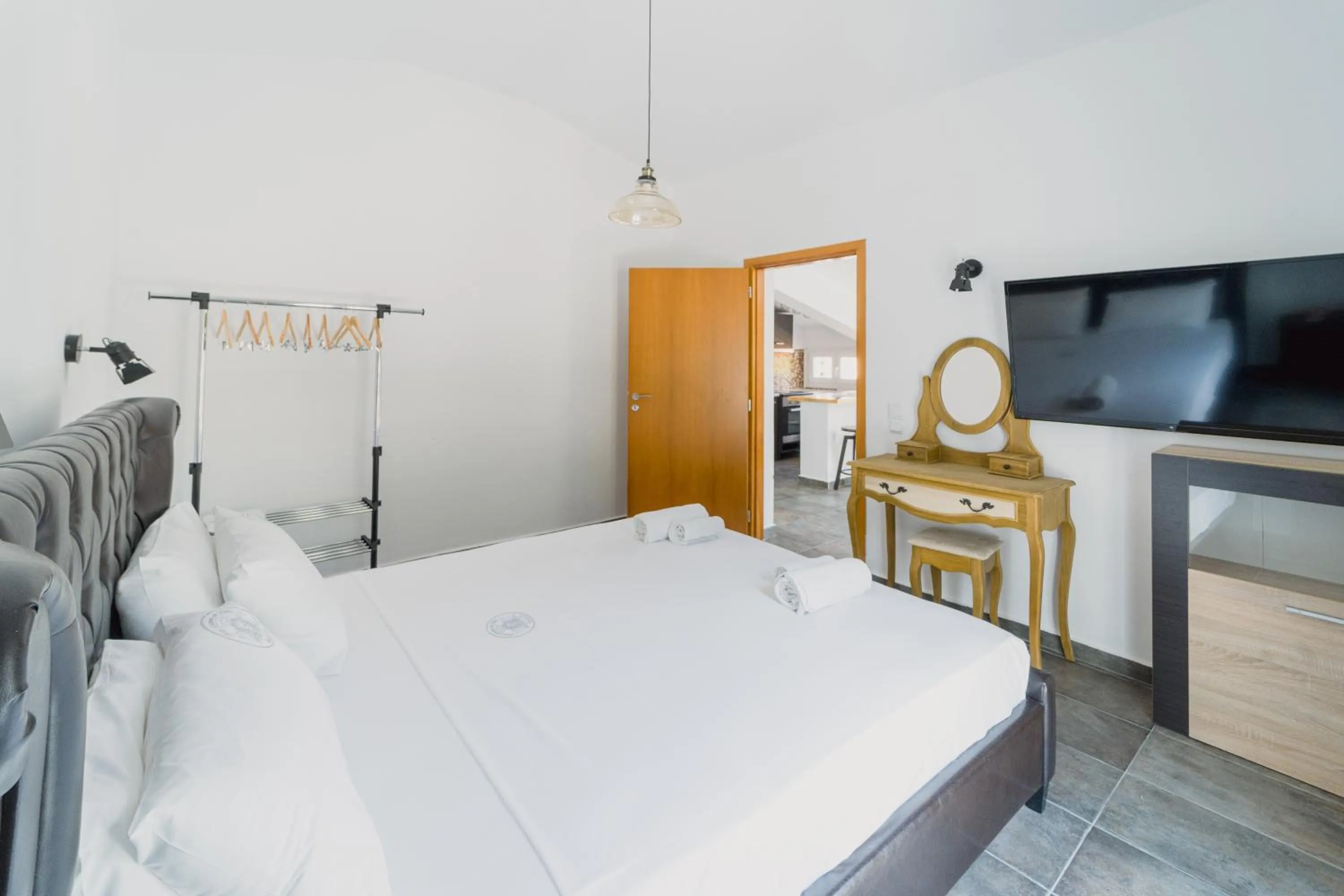 Bed in Stellatos House