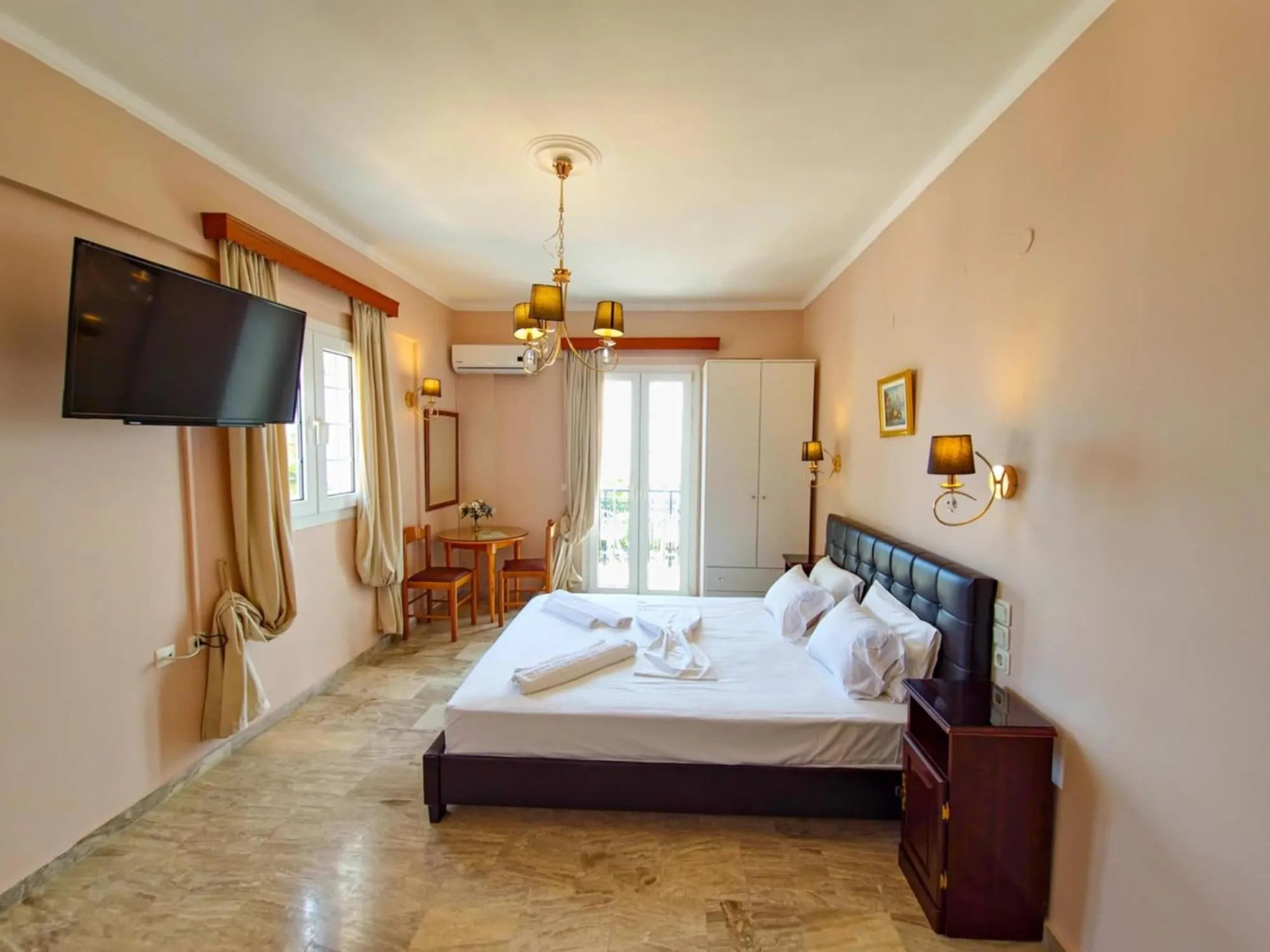 Bed in Stellatos House