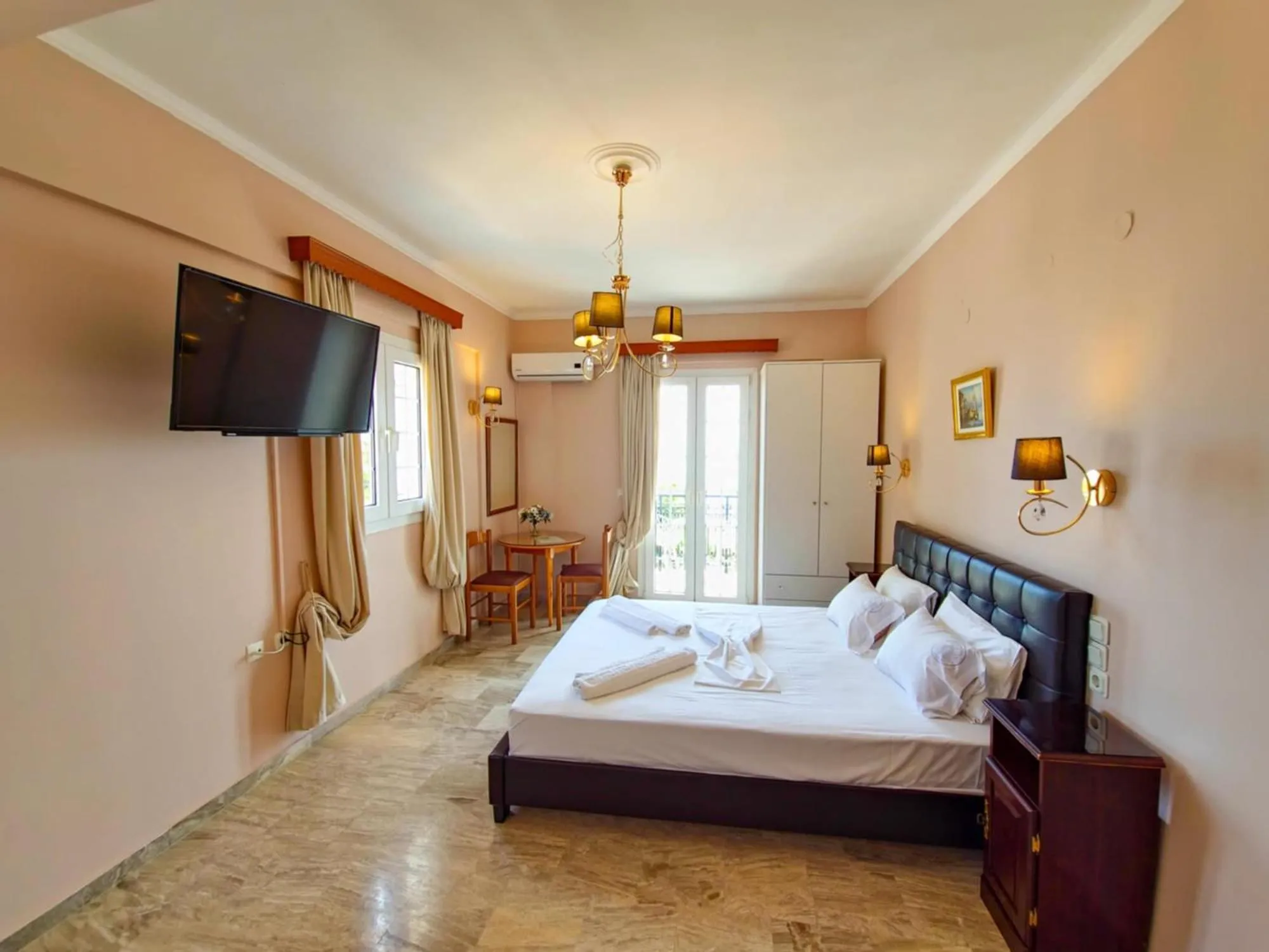 Bed in Stellatos House