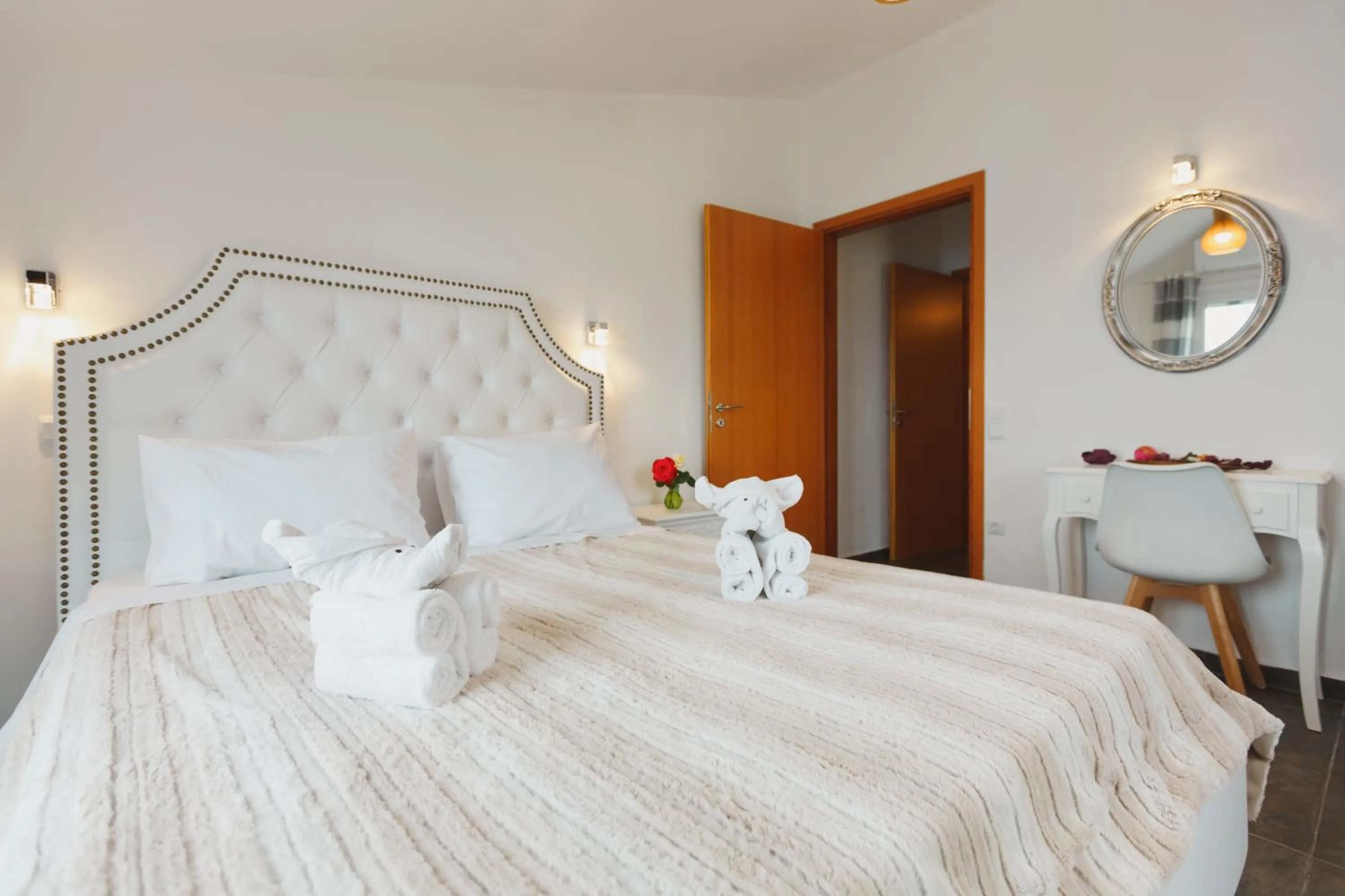 Bed in Stellatos House