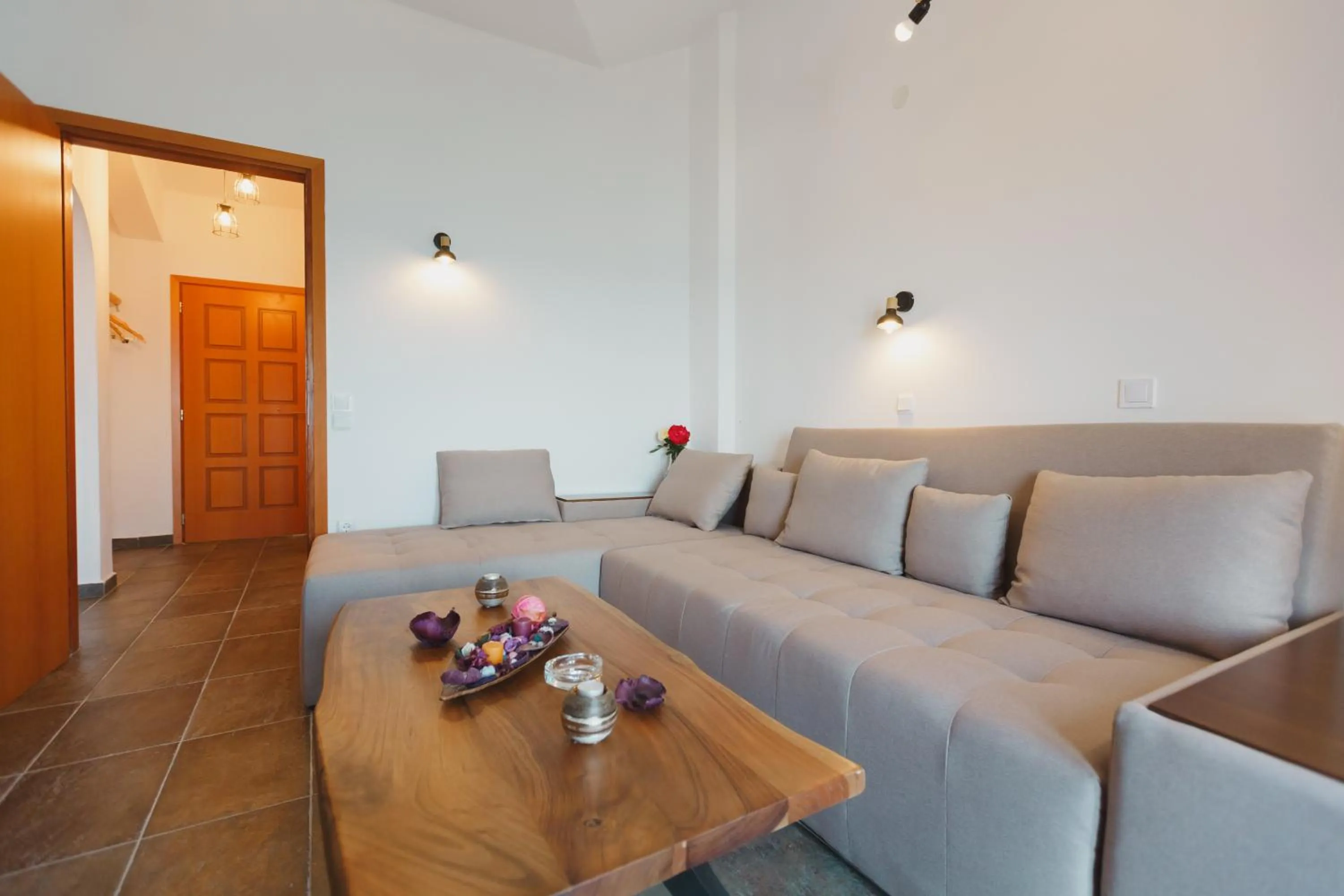 Living room in Stellatos House