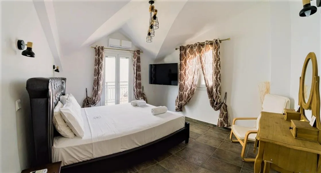 Bed in Stellatos House