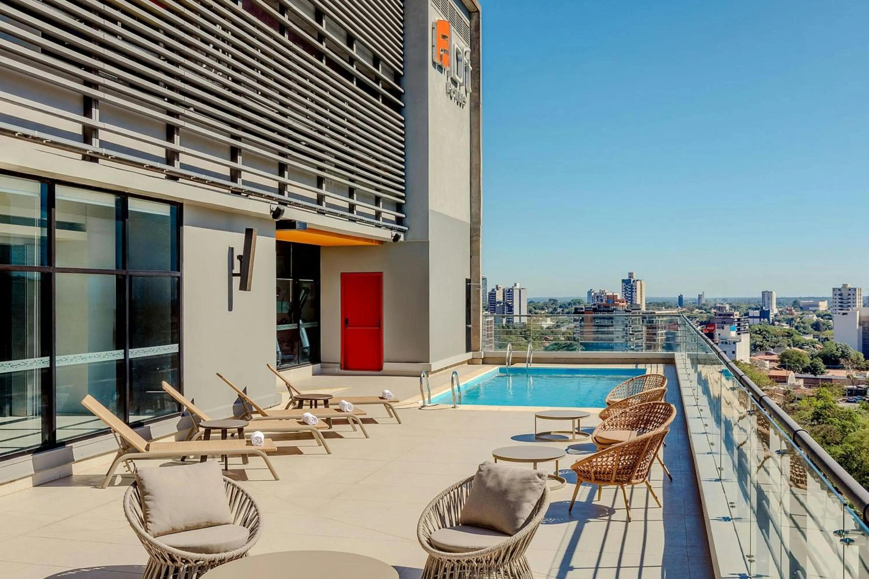 Fitness centre/facilities in Aloft Asuncion