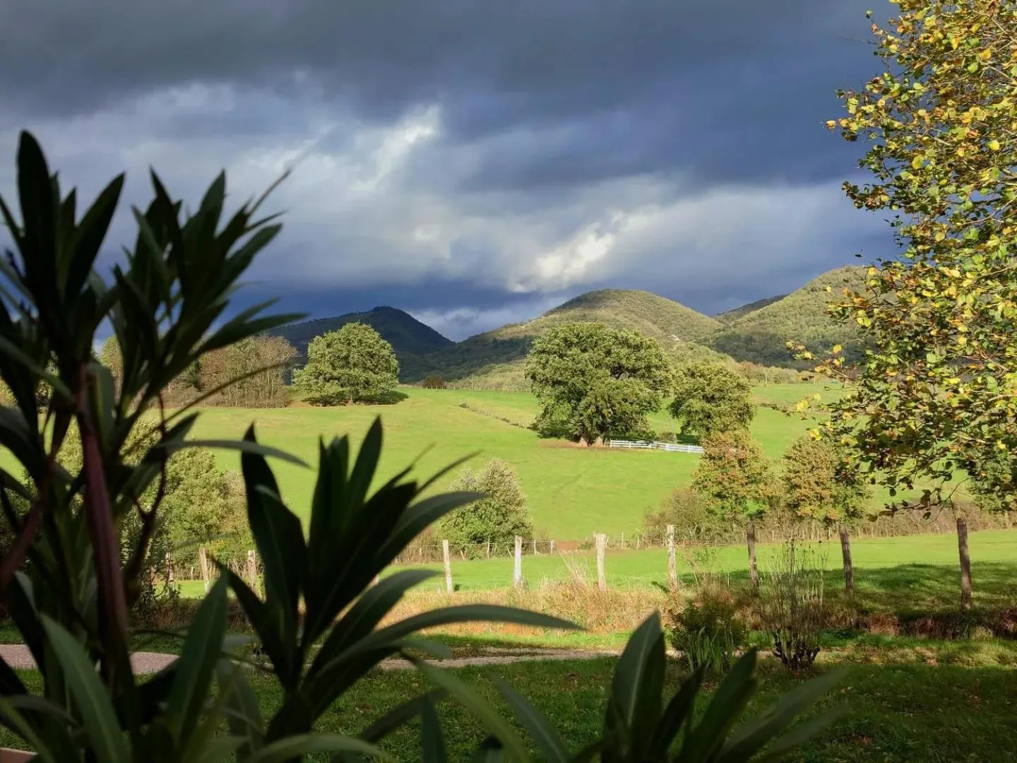 Mountain view in Terres de la Grange B&B