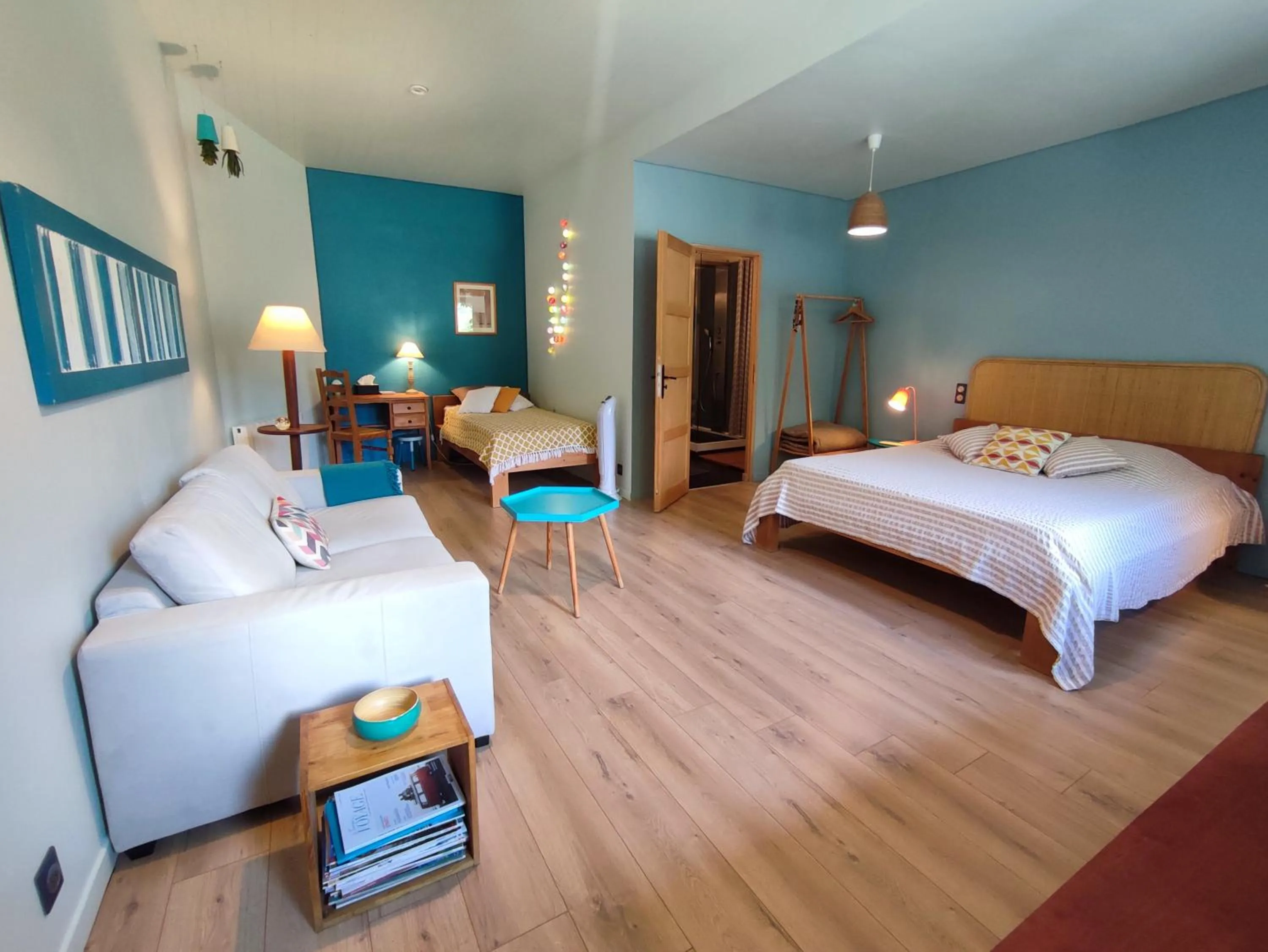 Bedroom, Bed in Terres de la Grange B&B