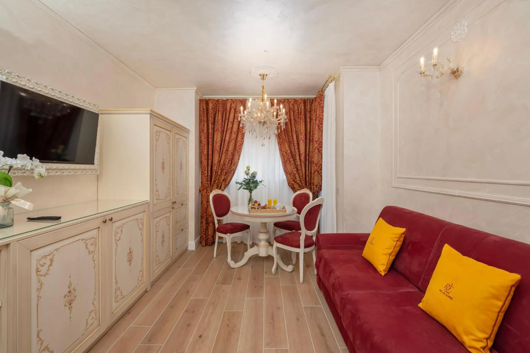 Living room in Relais Empire