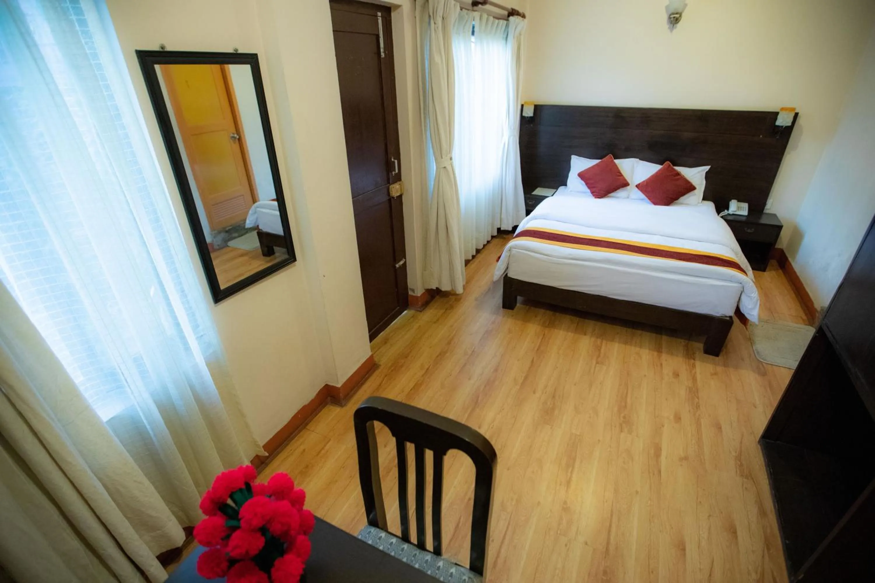 Bedroom, Bed in Kathmandu Sunny Hotel