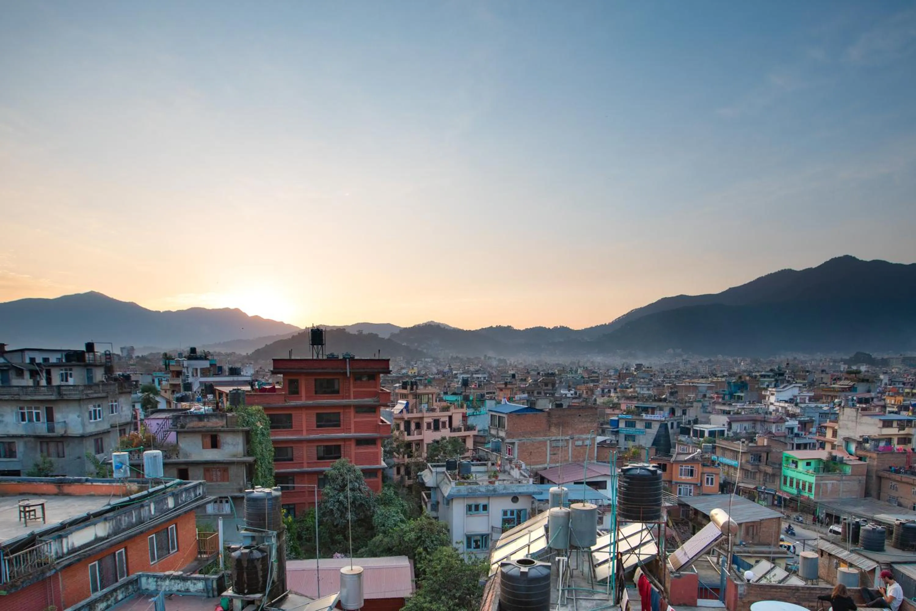 City view in Kathmandu Sunny Hotel
