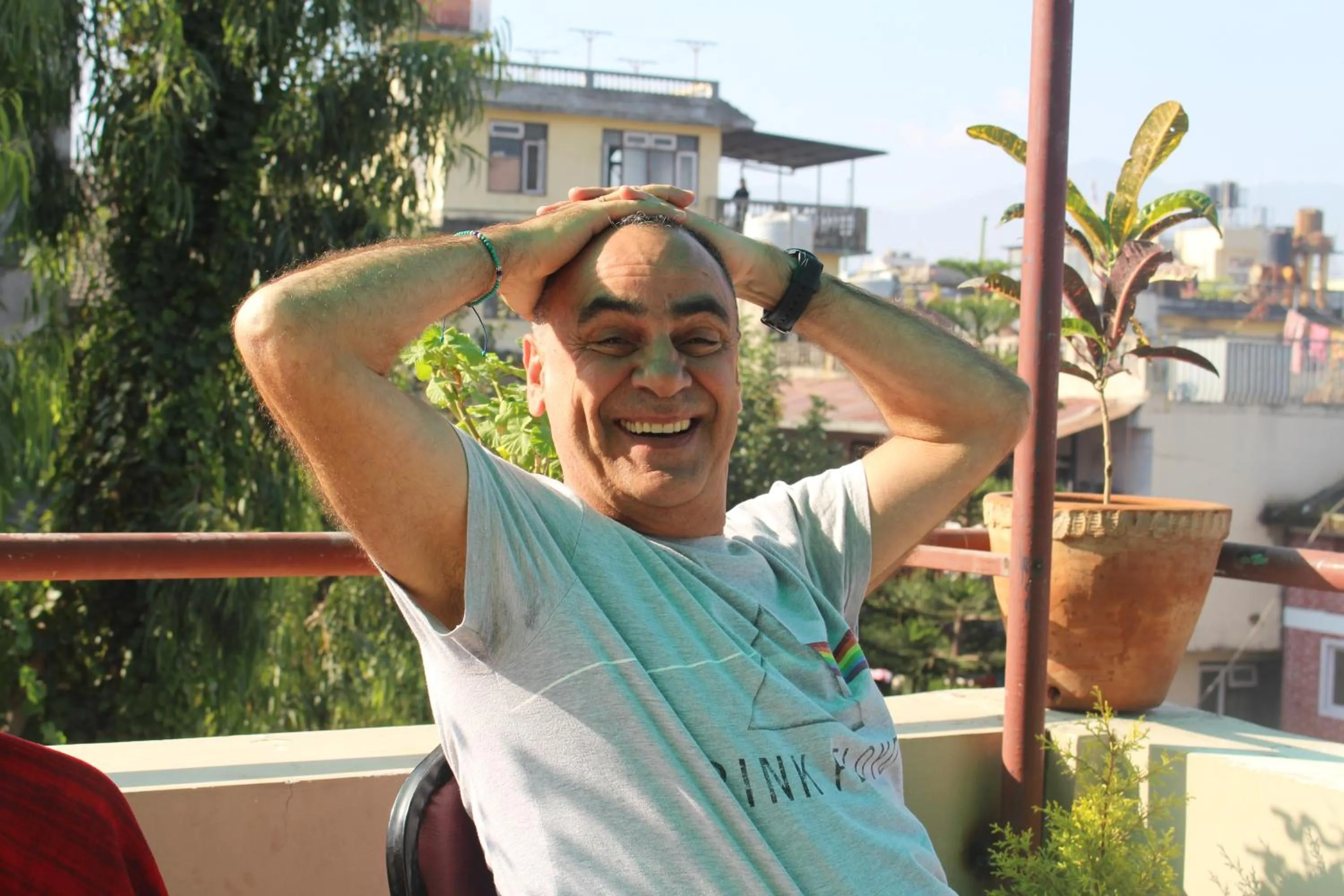 Guests in Kathmandu Sunny Hotel