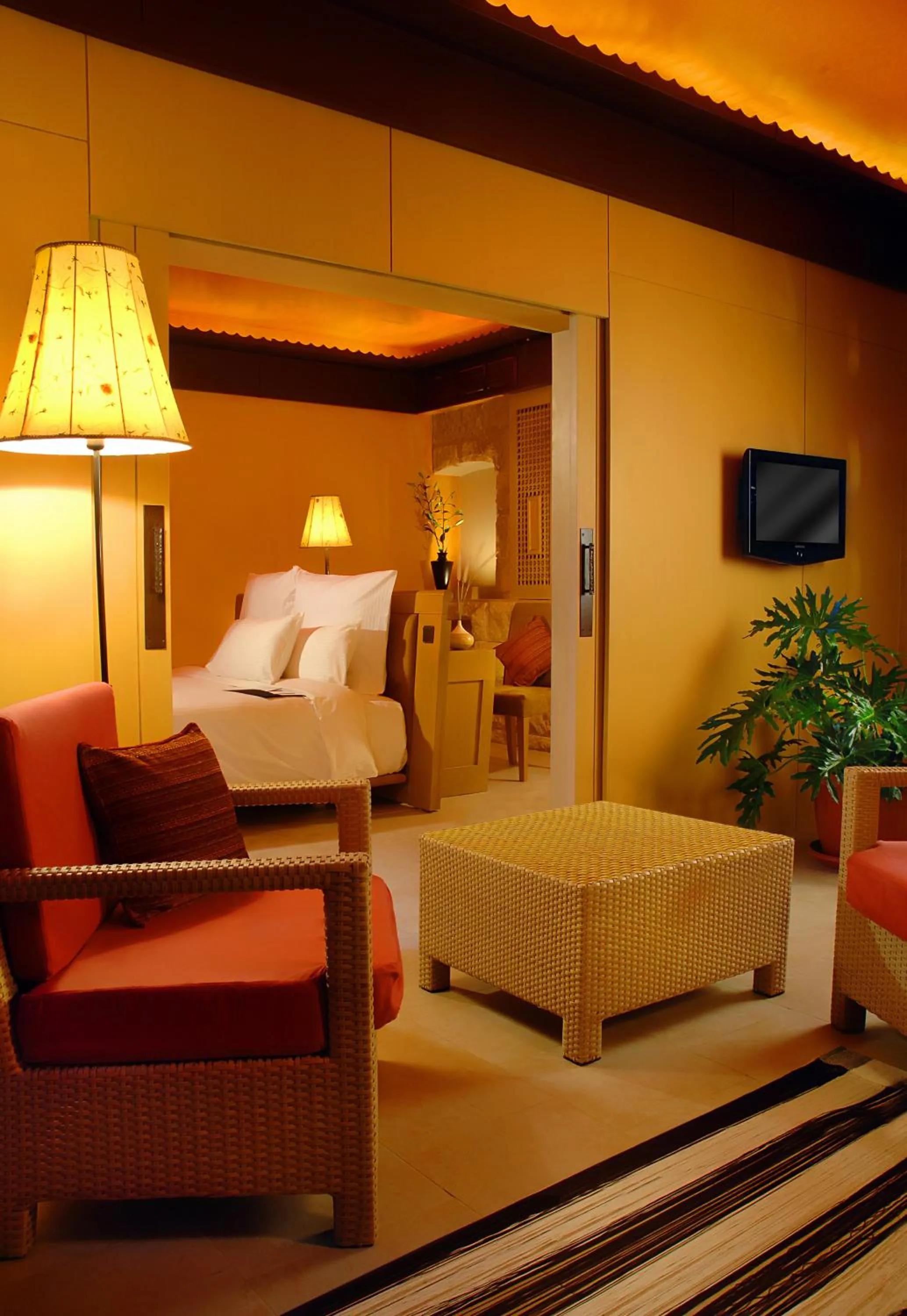 Patio, Bed in Le Méridien Dahab Resort & SPA