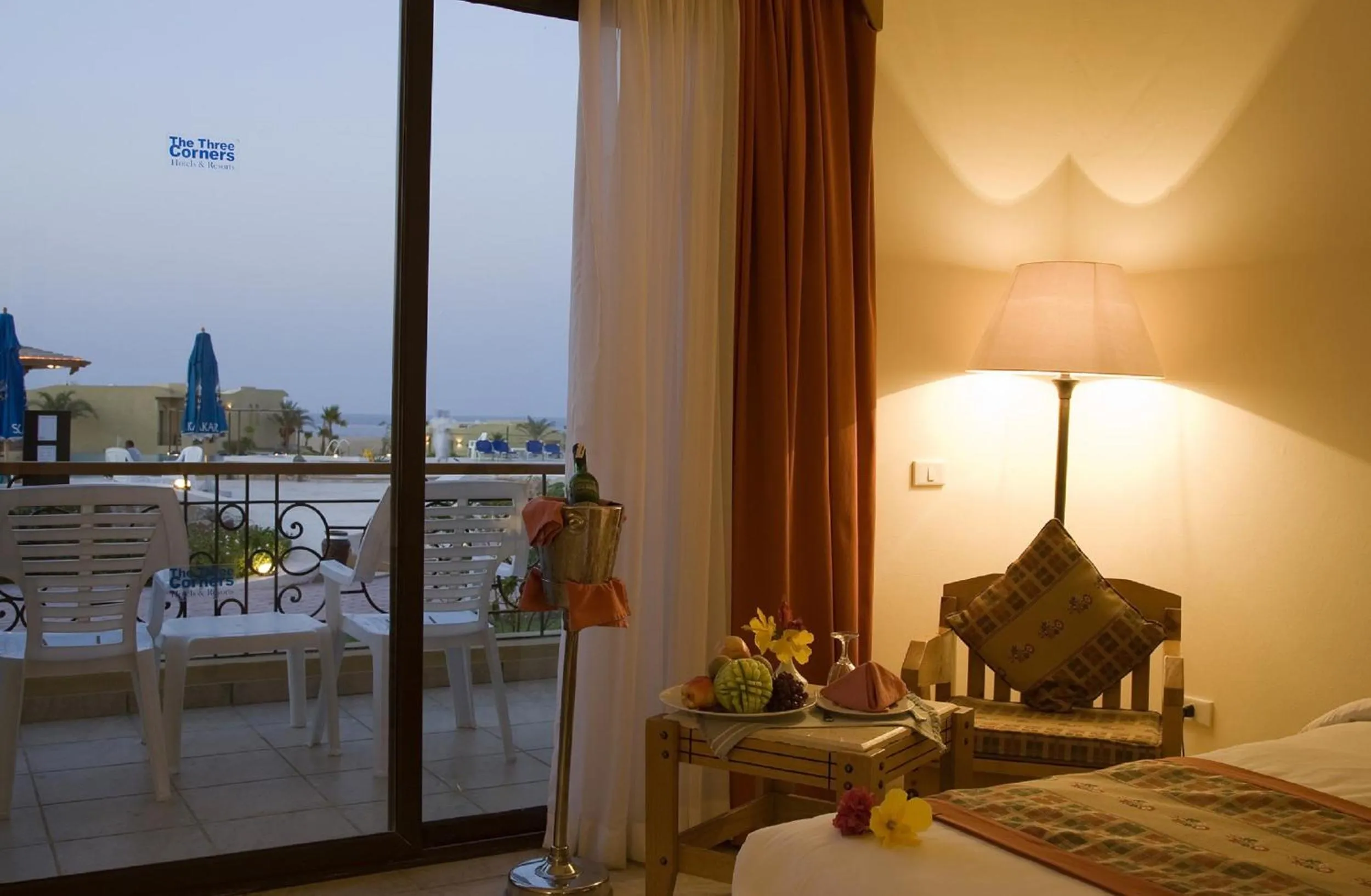 Decorative detail, Bed in Three Corners Fayrouz Plaza Beach Resort