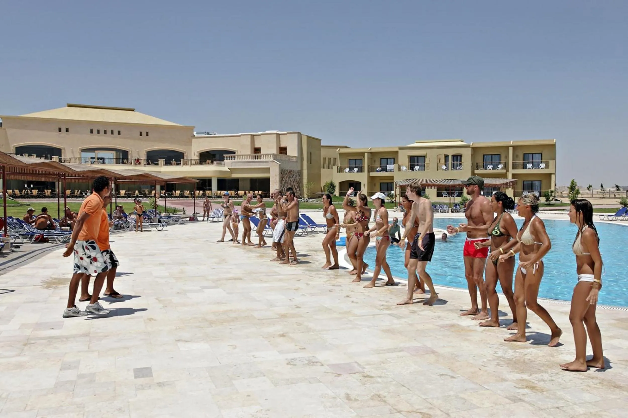People in Three Corners Fayrouz Plaza Beach Resort