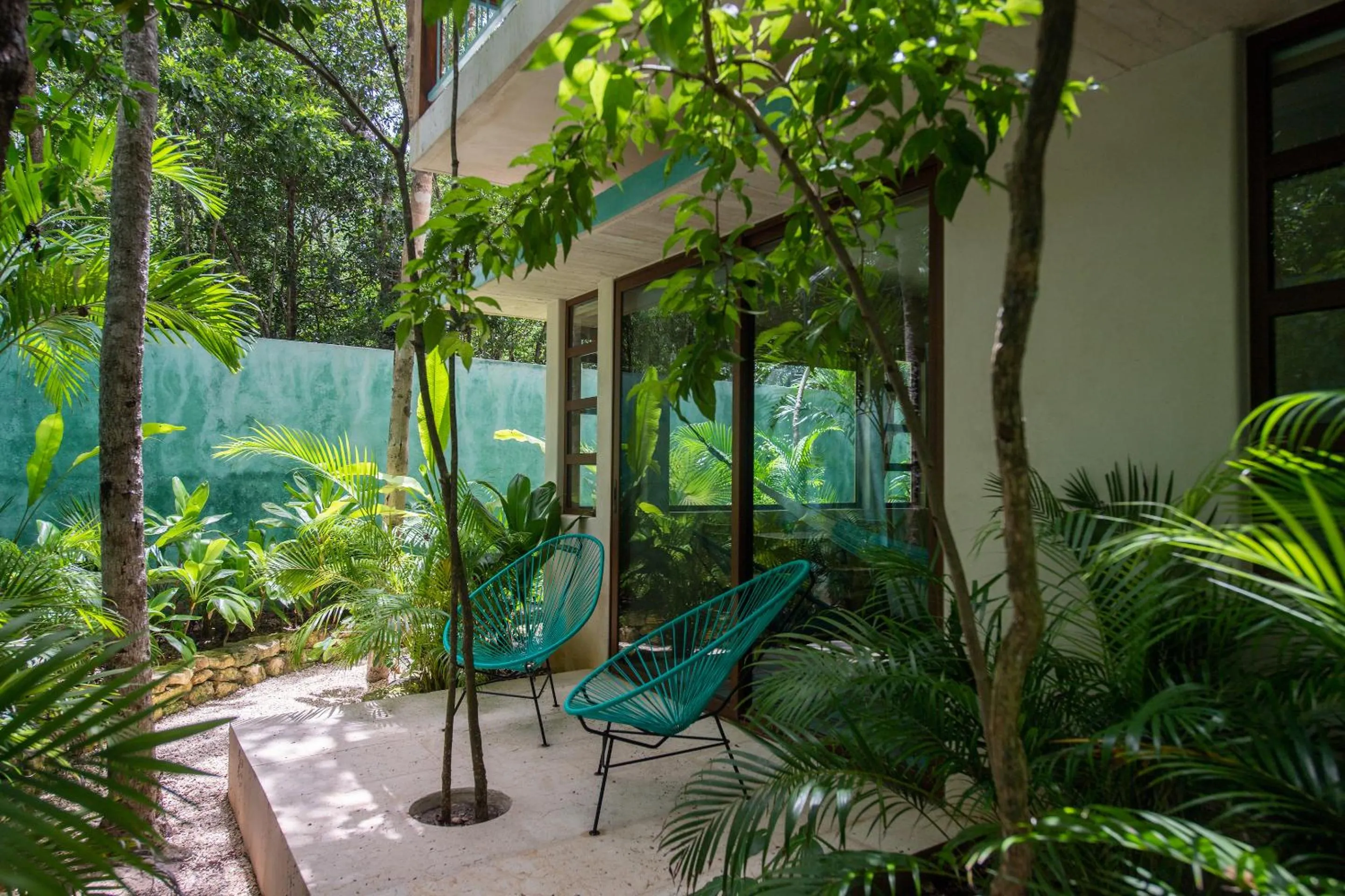 Patio in Hotel Tiki Tiki Tulum