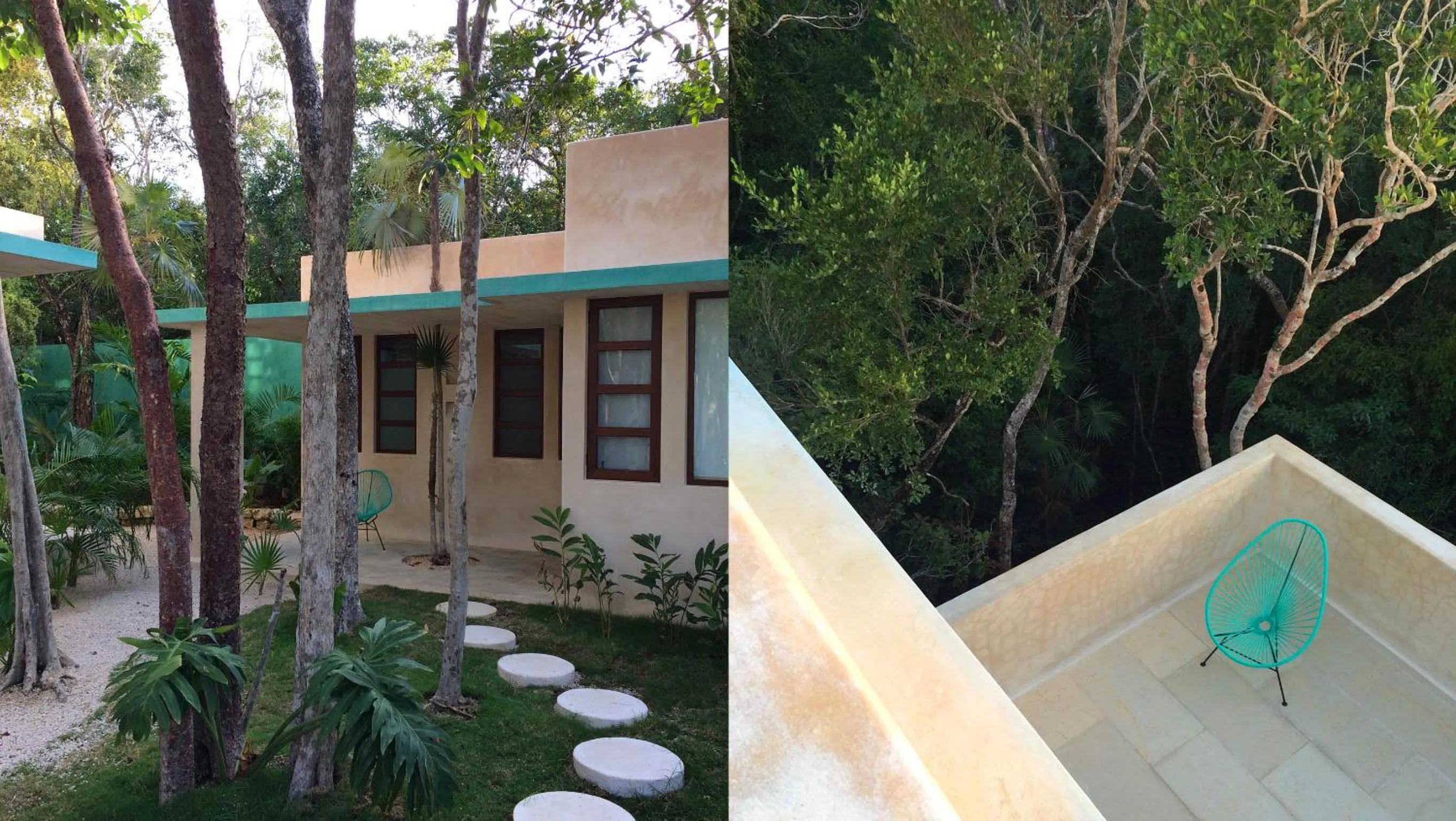 Garden in Hotel Tiki Tiki Tulum