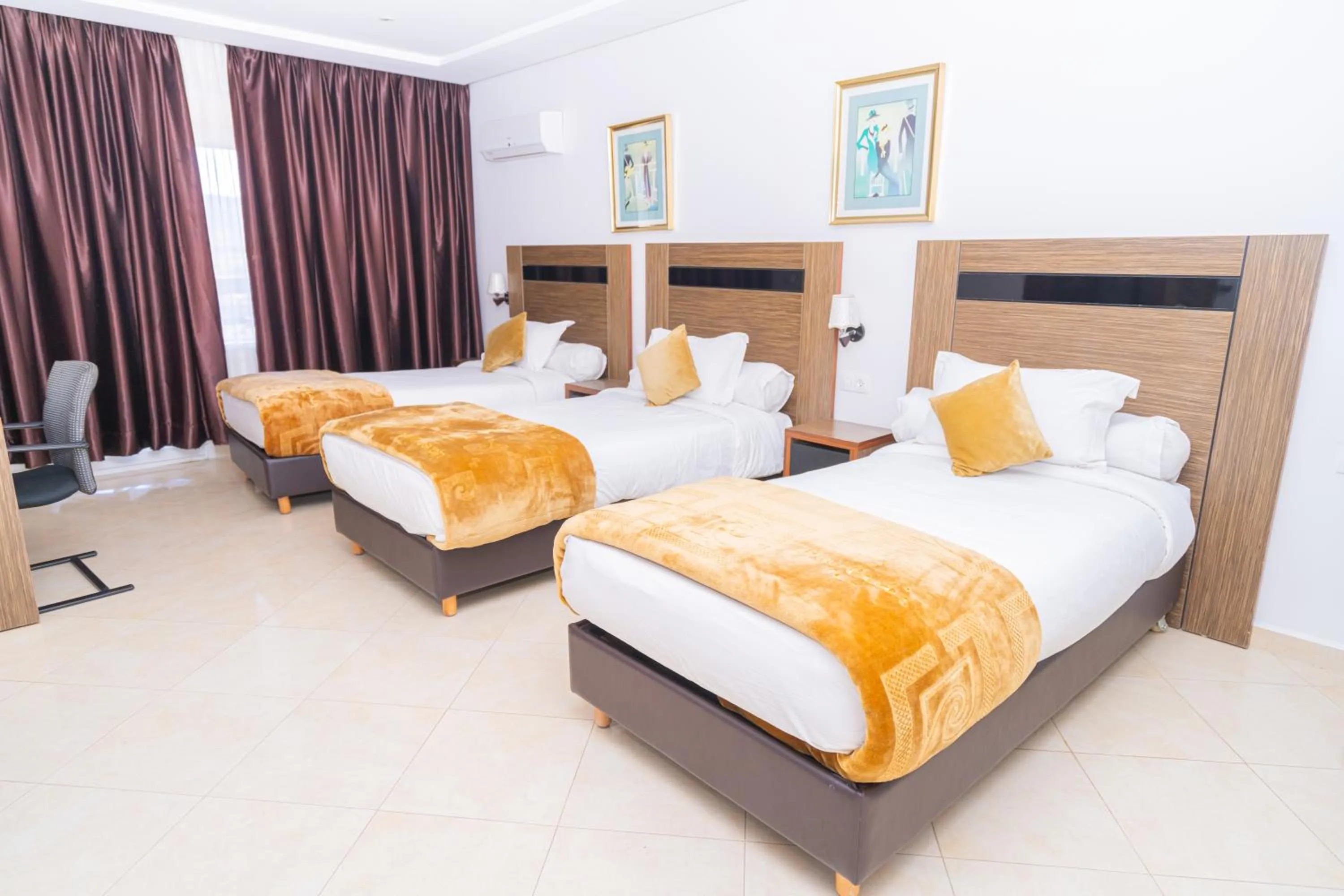 Bedroom, Bed in Tanger Med Hotel, Conference & Catering