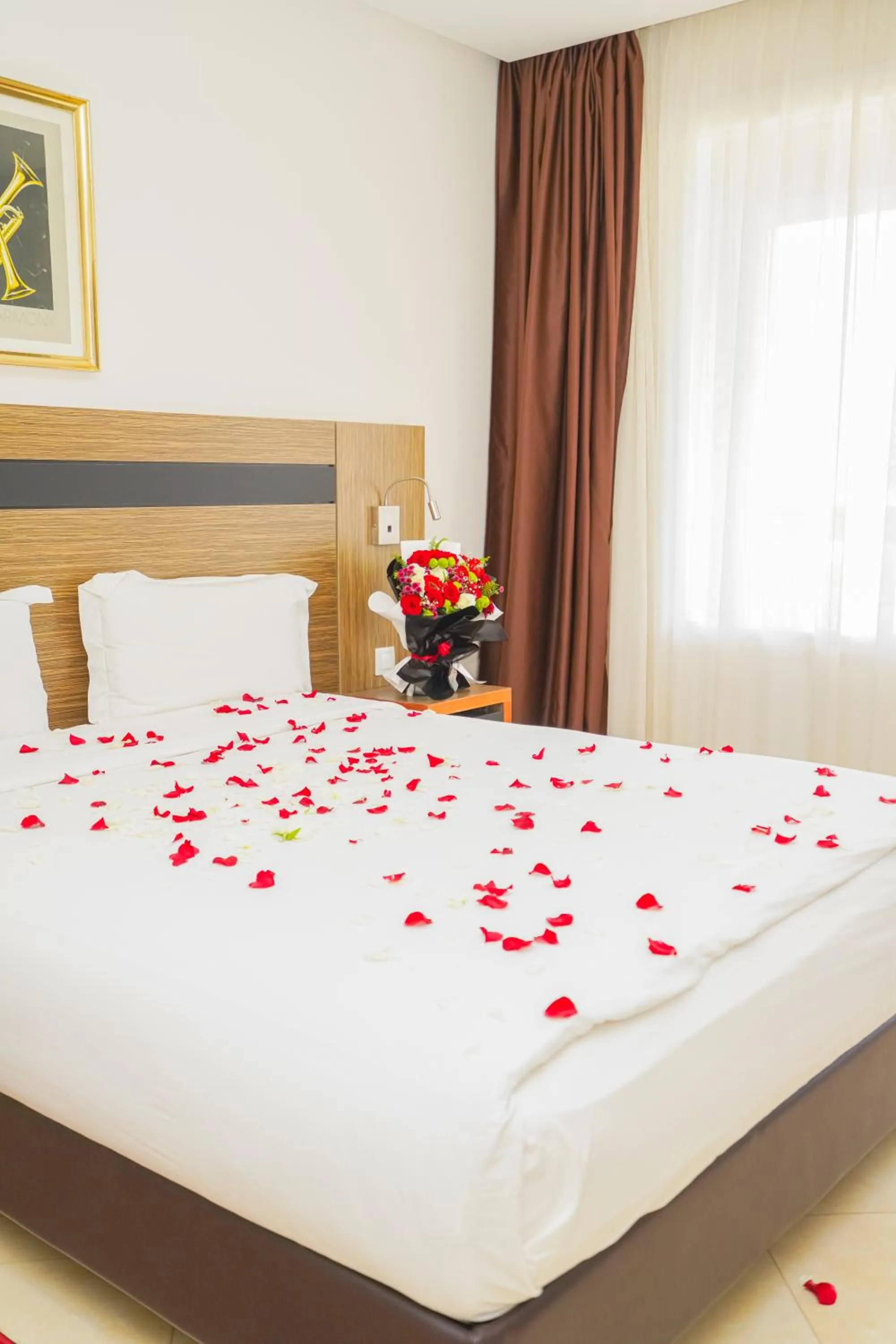 Bedroom, Bed in Tanger Med Hotel, Conference & Catering