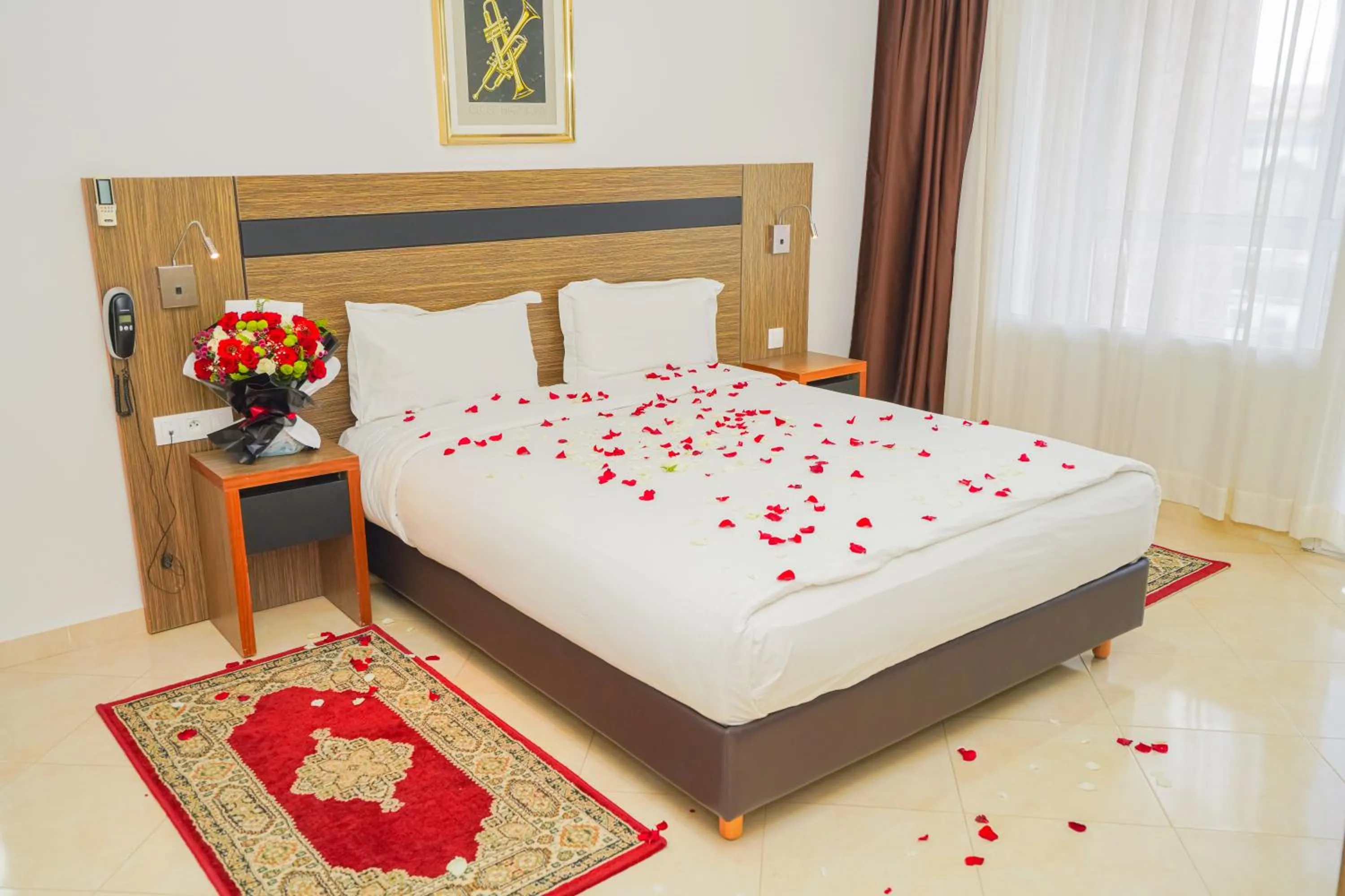 Bed in Tanger Med Hotel, Conference & Catering