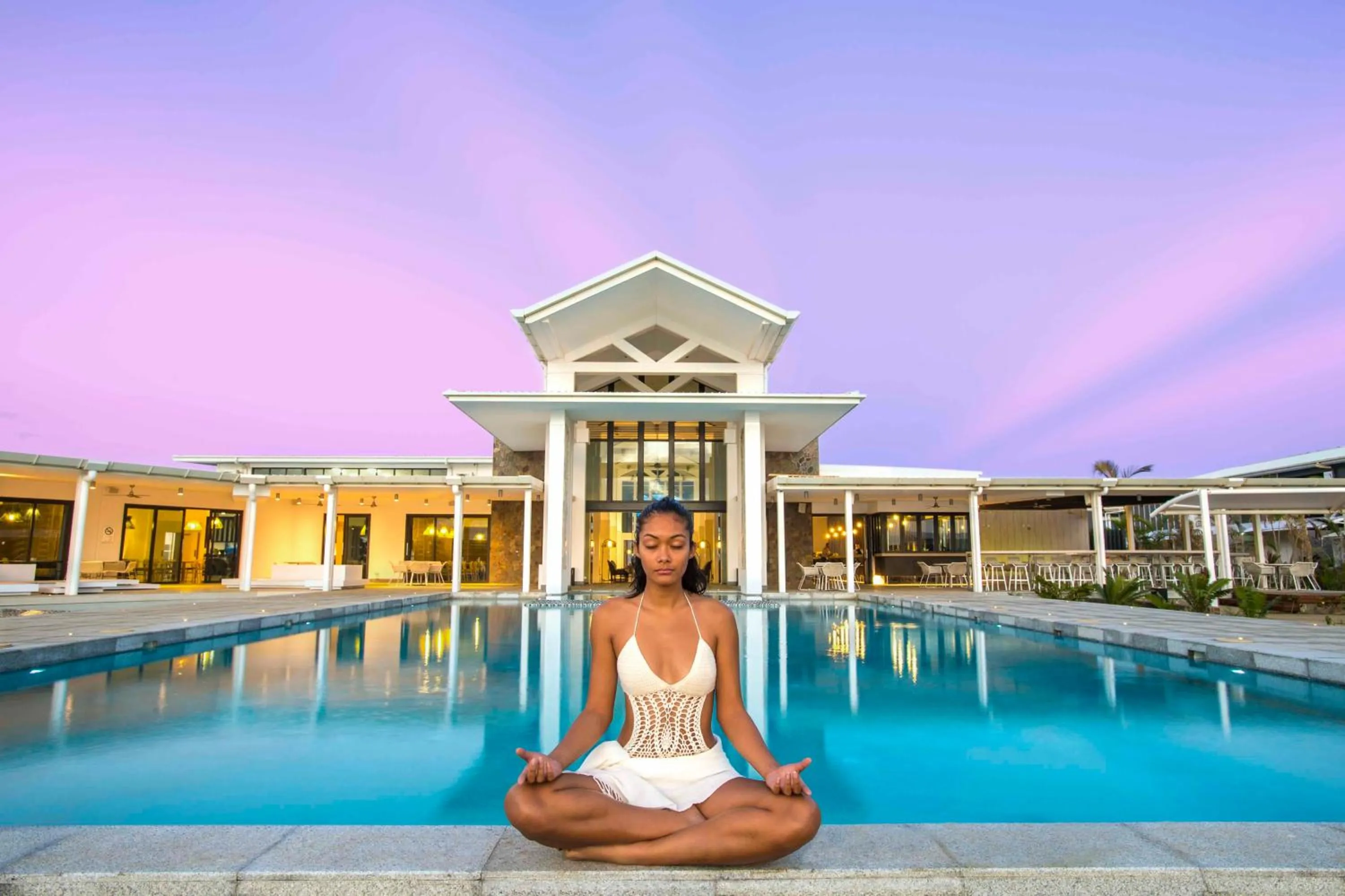 Guests in Taumeasina Island Resort