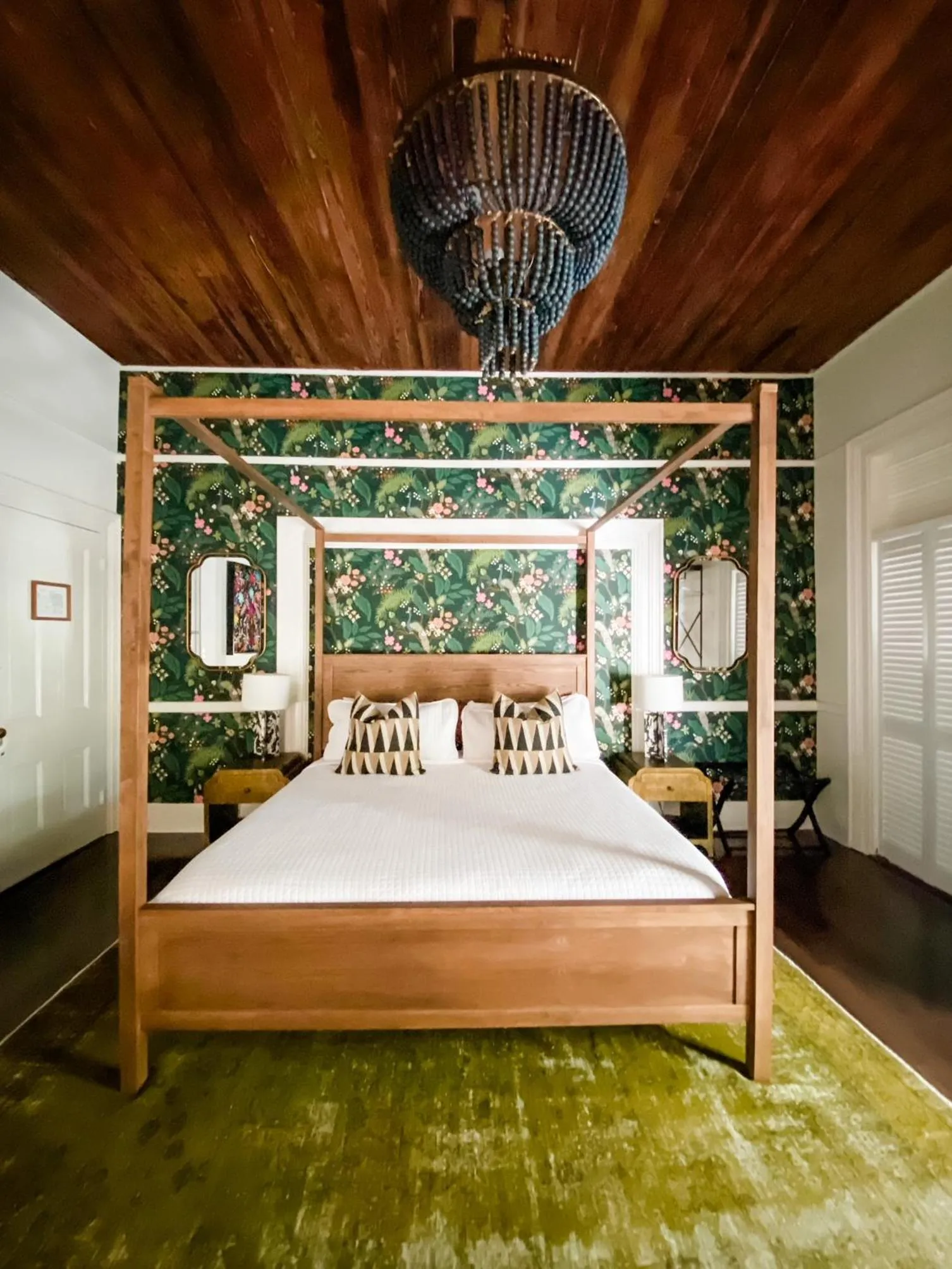 Bed in Marreros Guest Mansion - Adult Only