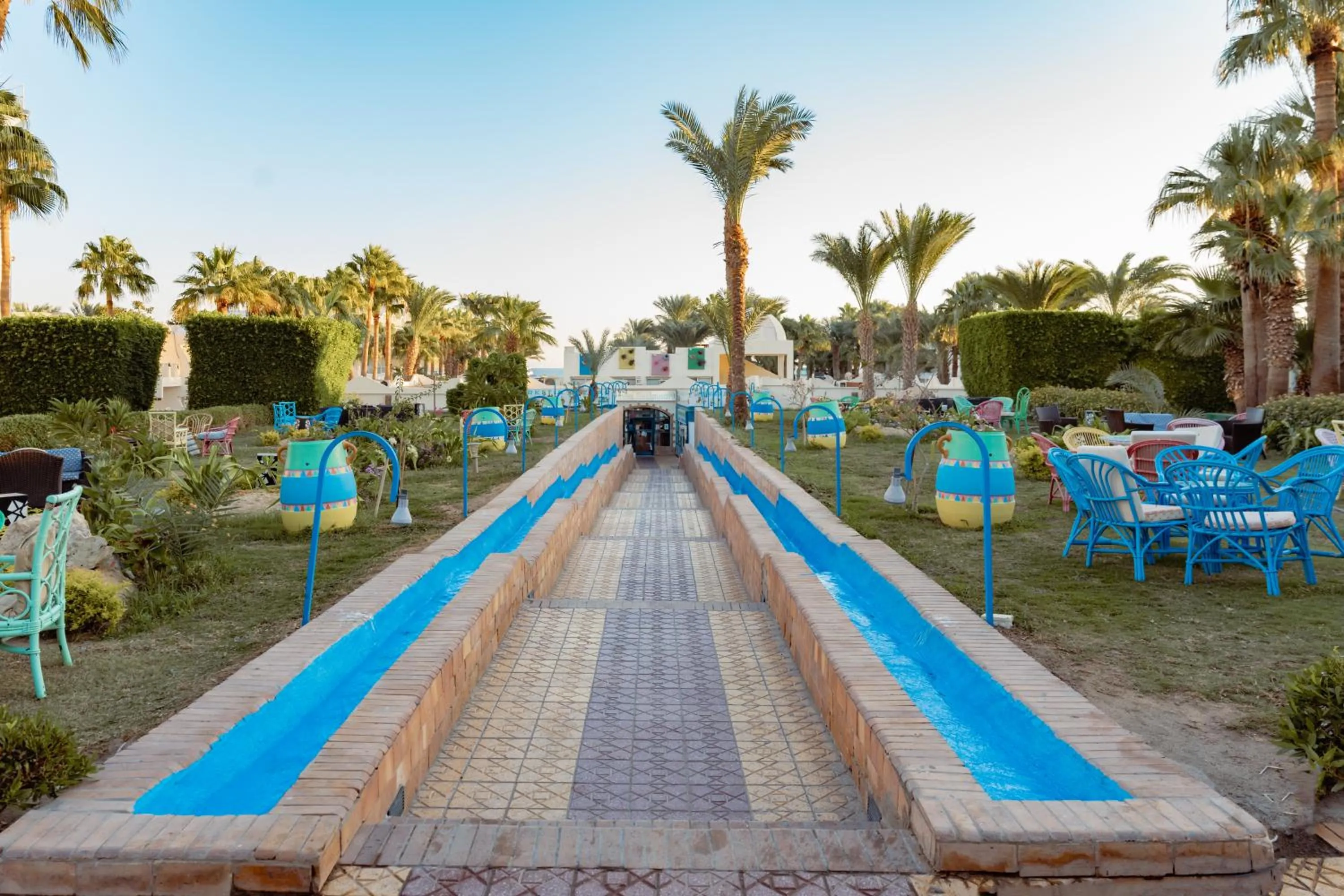 Property building in Empire Beach Aqua Park