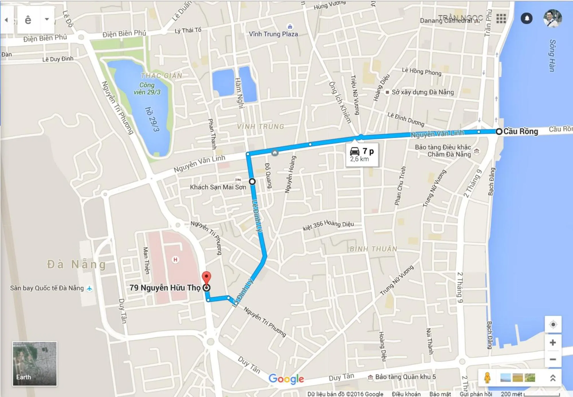 Location in Quan Quan Hotel