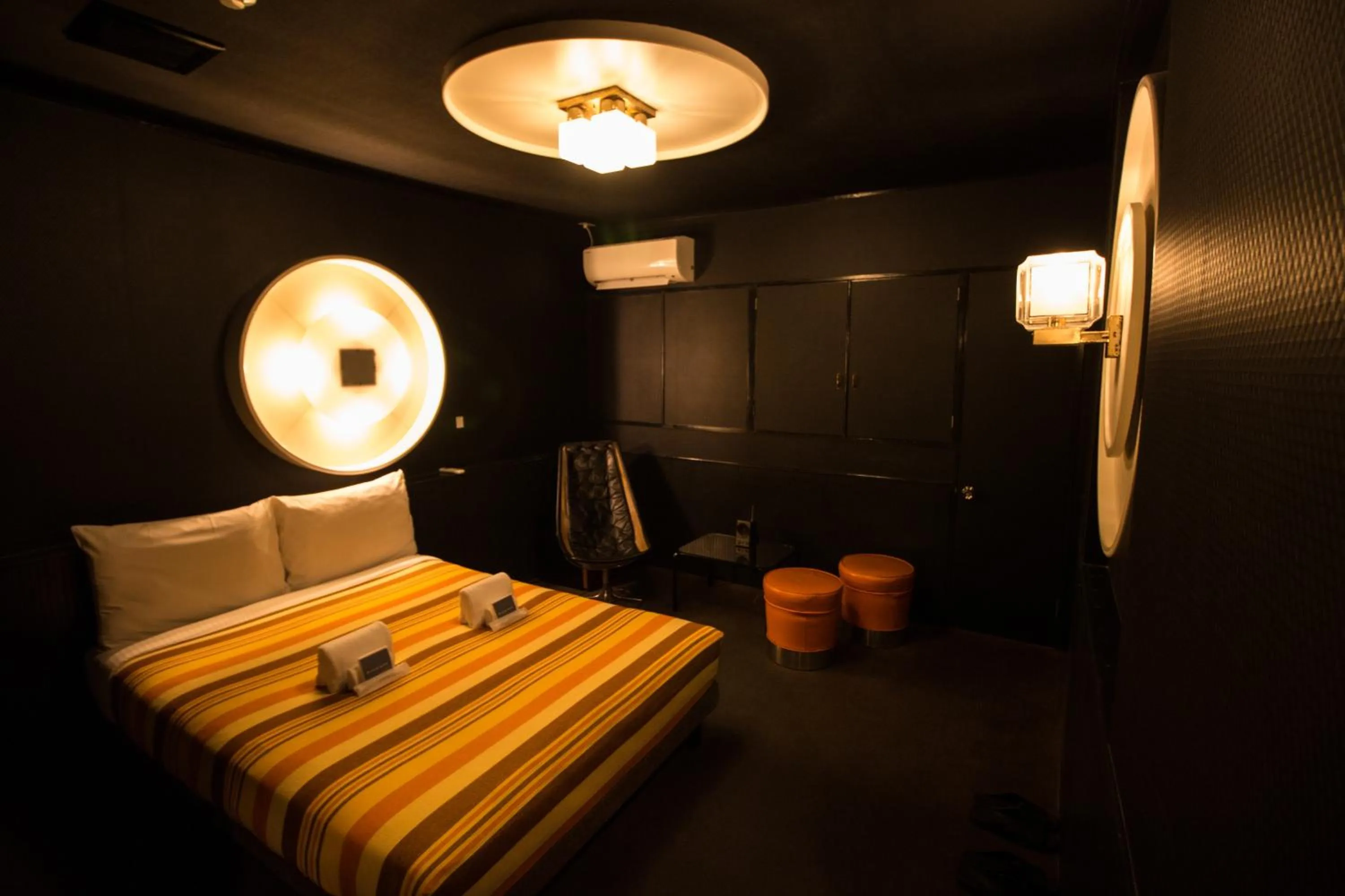 Photo of the whole room, Bed in Spice Motel Okinawa