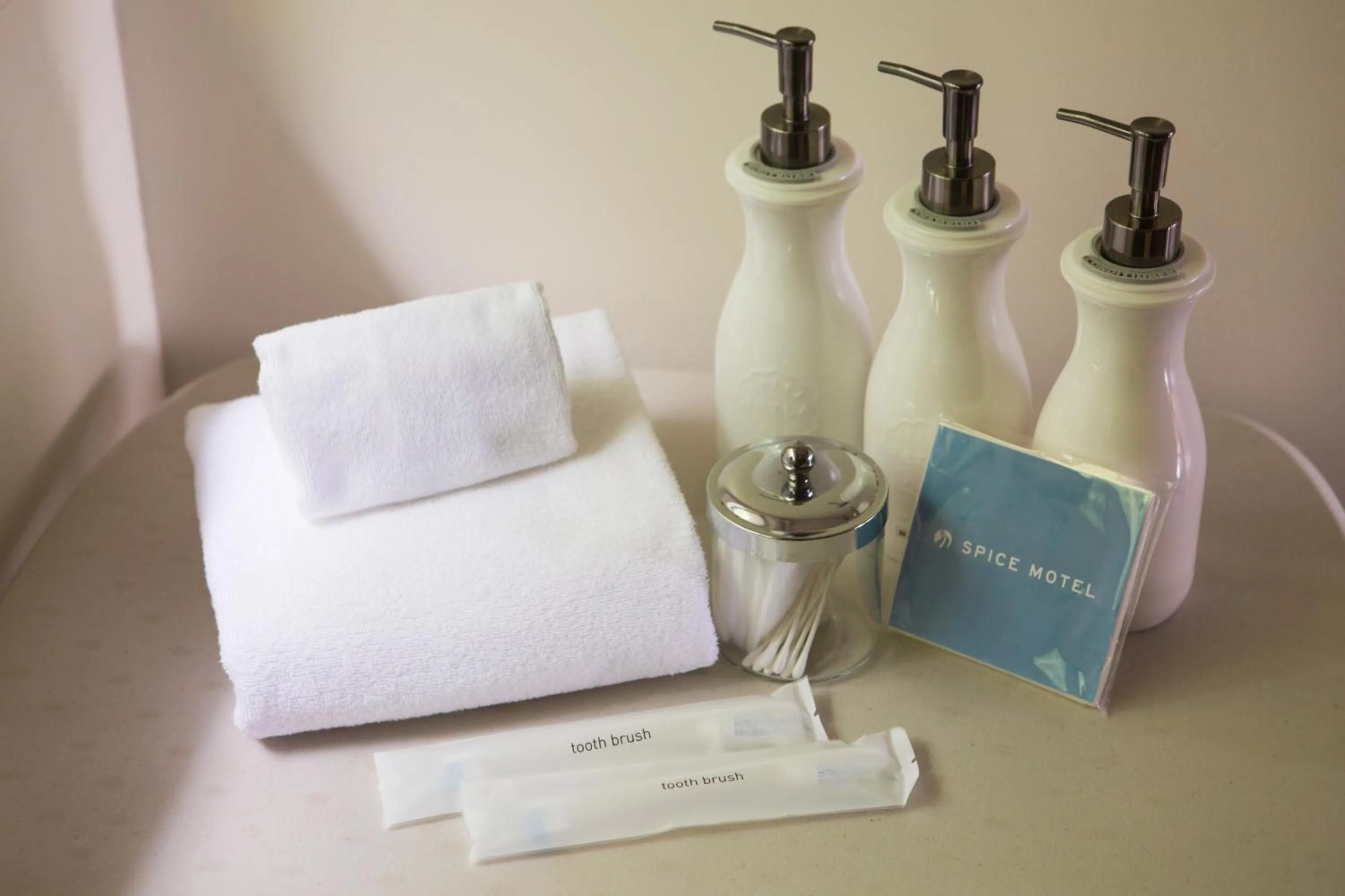 towels in Spice Motel Okinawa