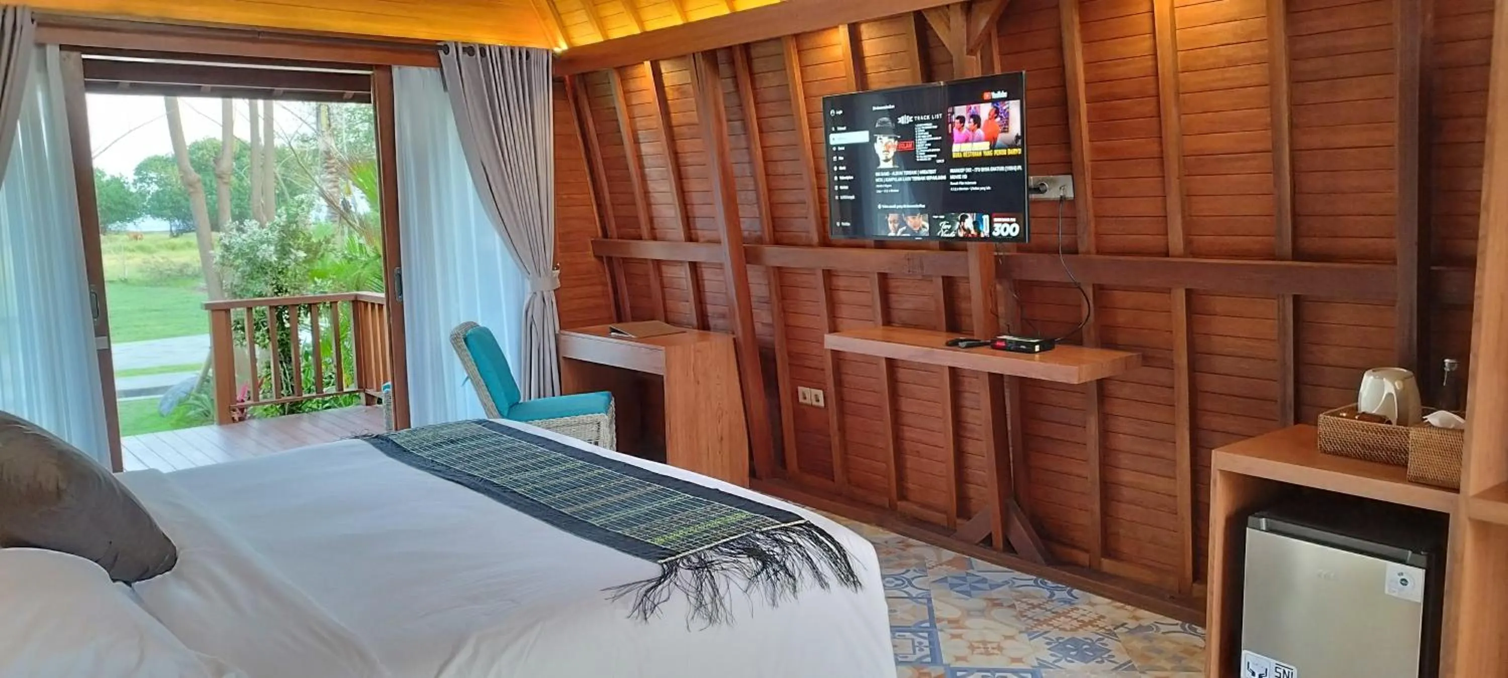 Bed in Kori Maharani Villas & Resort