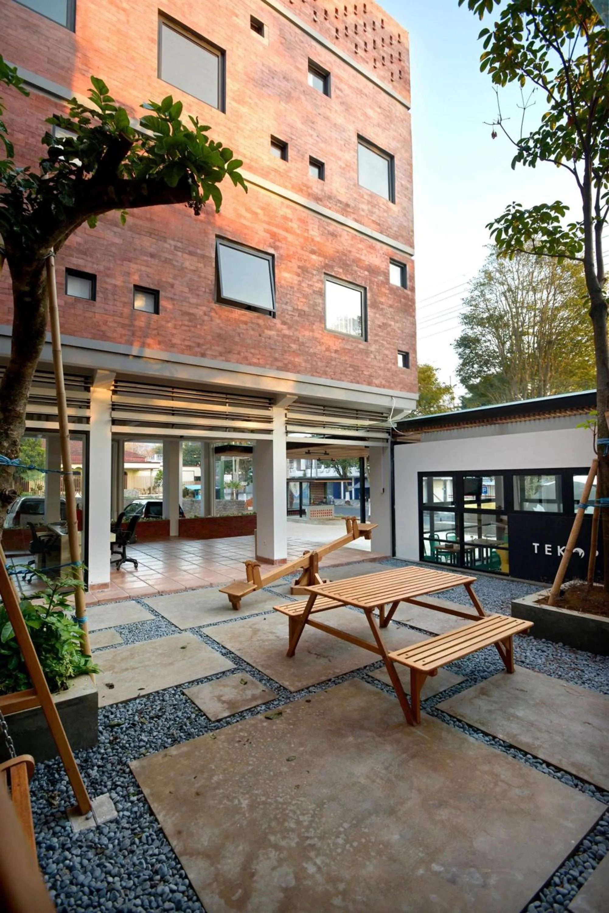 Garden view in Arjuna Hotel Batu City