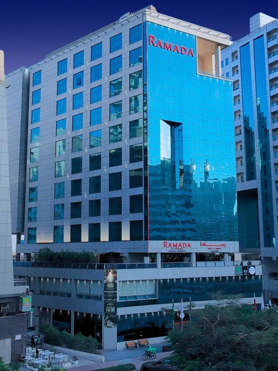 Property building in Ramada by Wyndham Dubai Barsha Heights