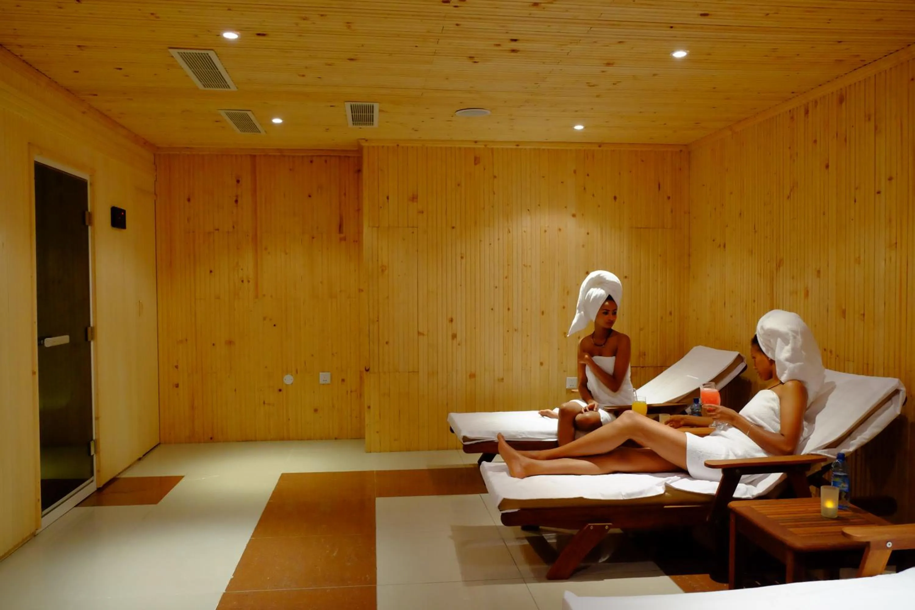 Sauna in Abyssinia Renaissance Hotel