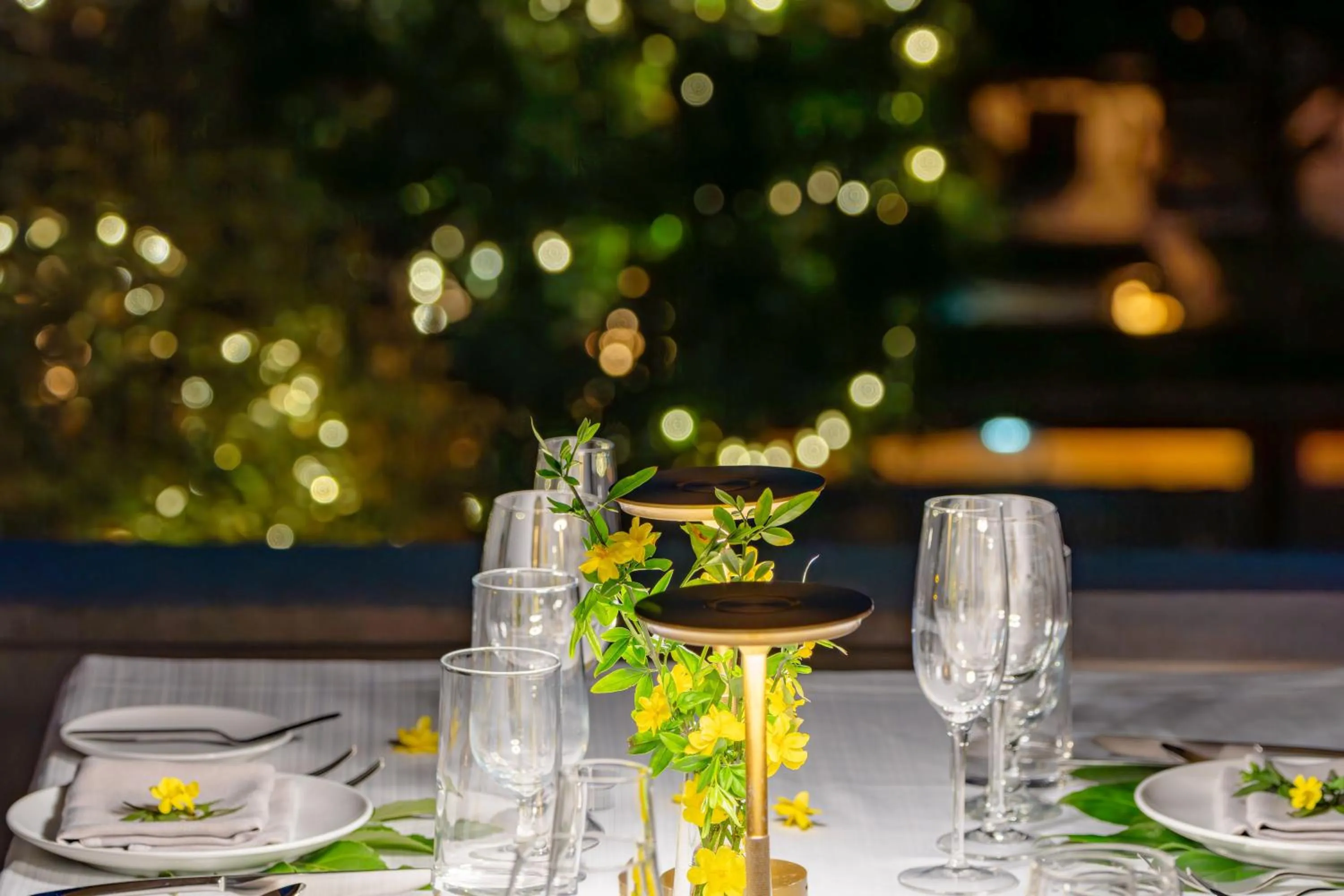Dining area in Six Senses Qing Cheng Mountain