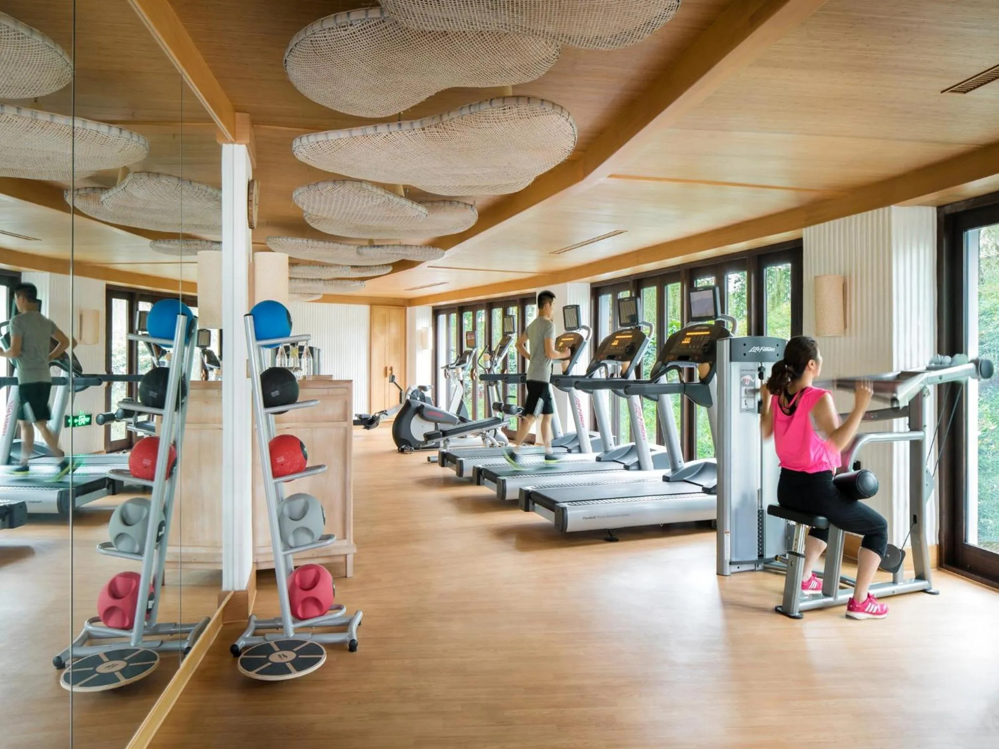 Fitness centre/facilities in Six Senses Qing Cheng Mountain