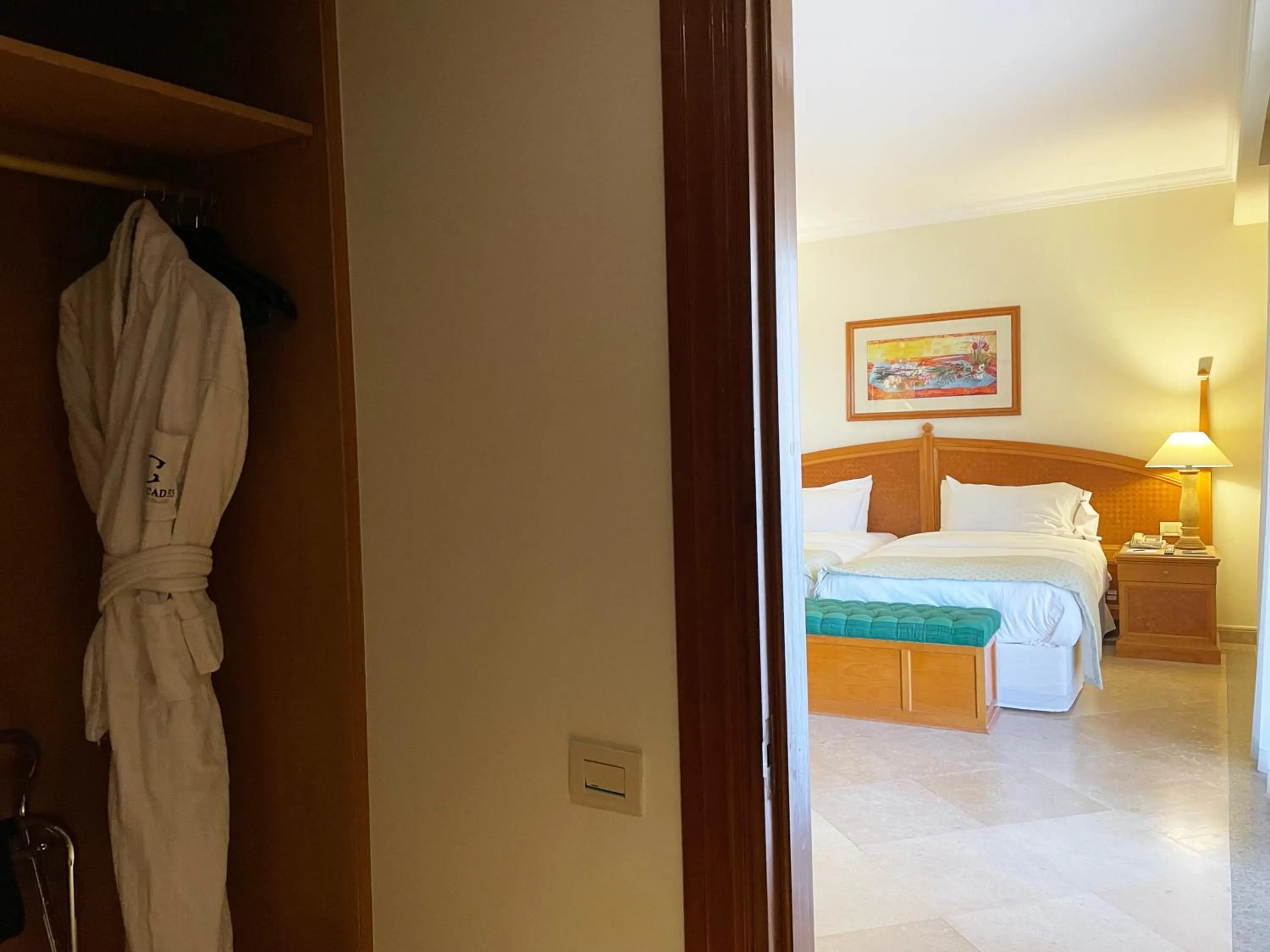 Bed in The Cascades Golf Resort, Spa & Thalasso