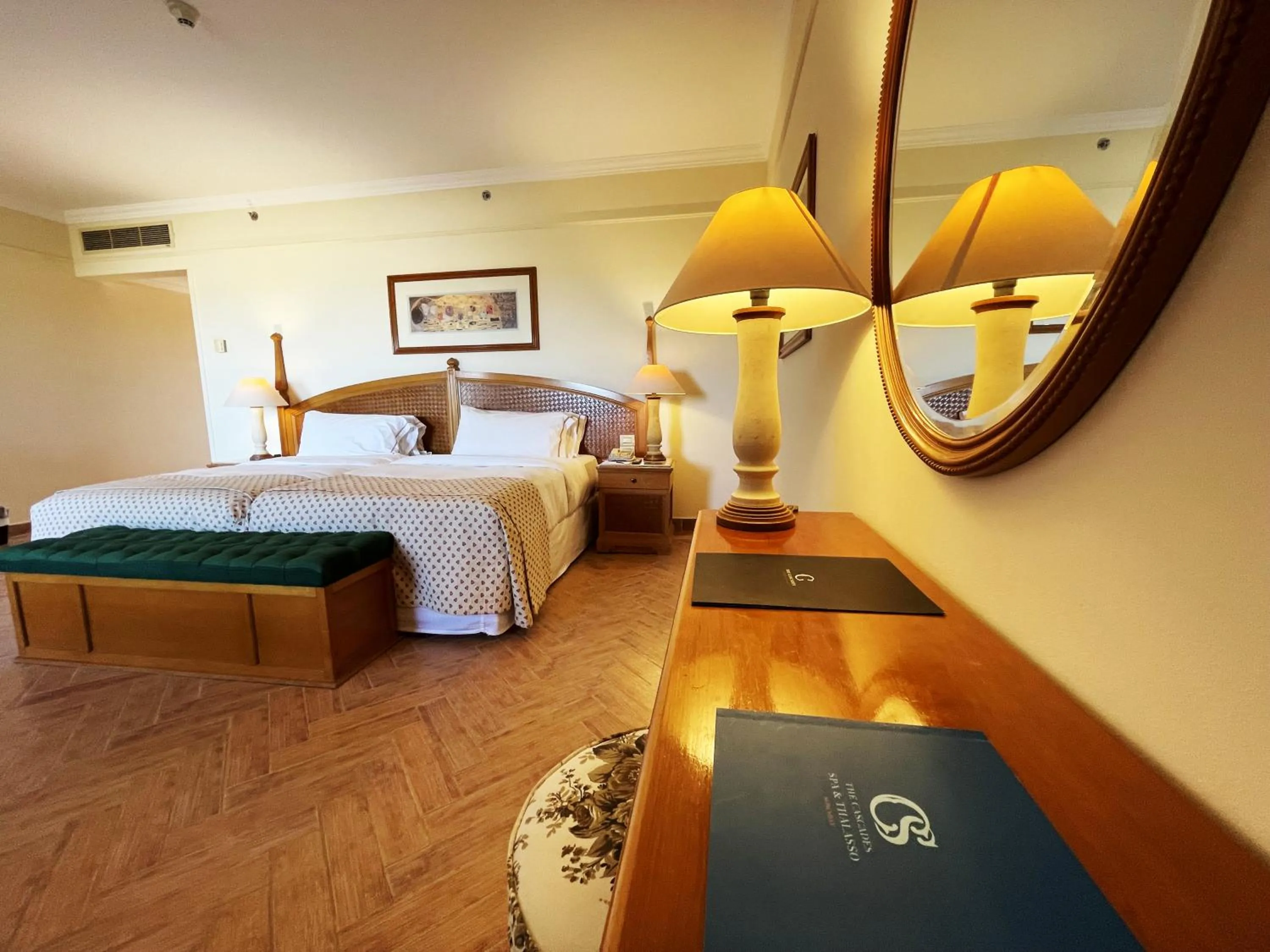 Bed in The Cascades Golf Resort, Spa & Thalasso