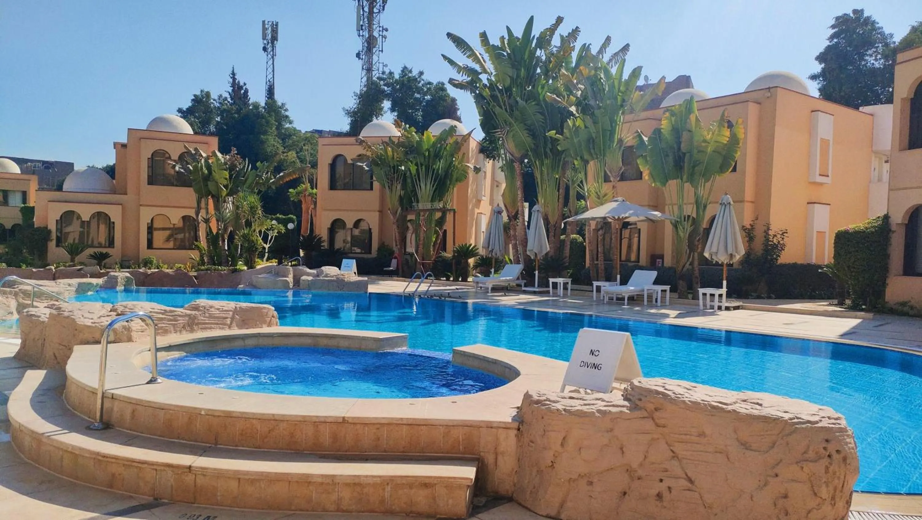 Pool view in Steigenberger Resort Achti