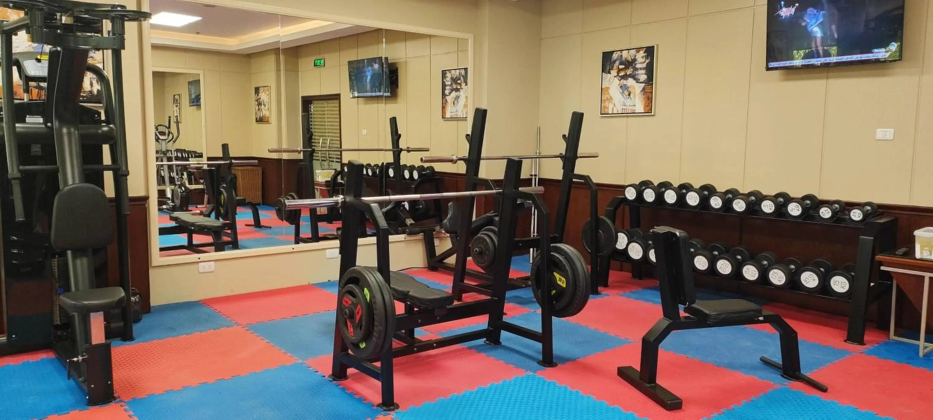 Fitness centre/facilities in Steigenberger Resort Achti