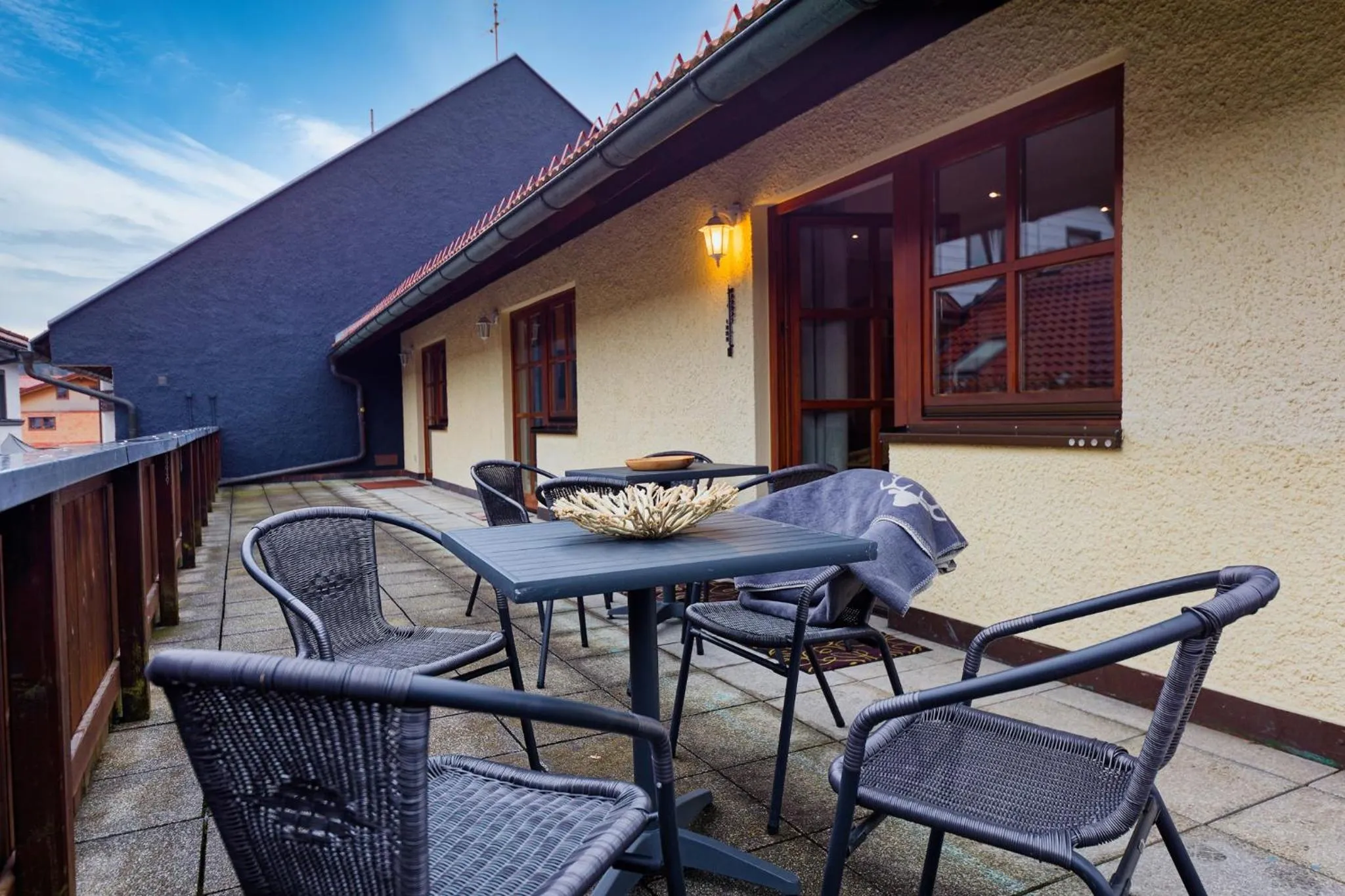 Balcony/Terrace in Appart-Hotel Wildererstuben