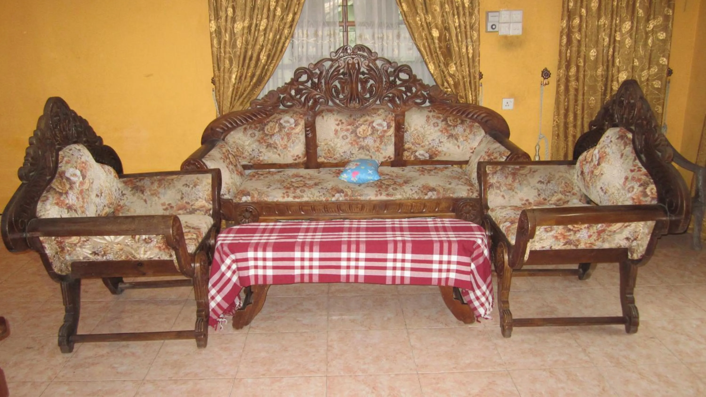 Seating area in Ranith Villa