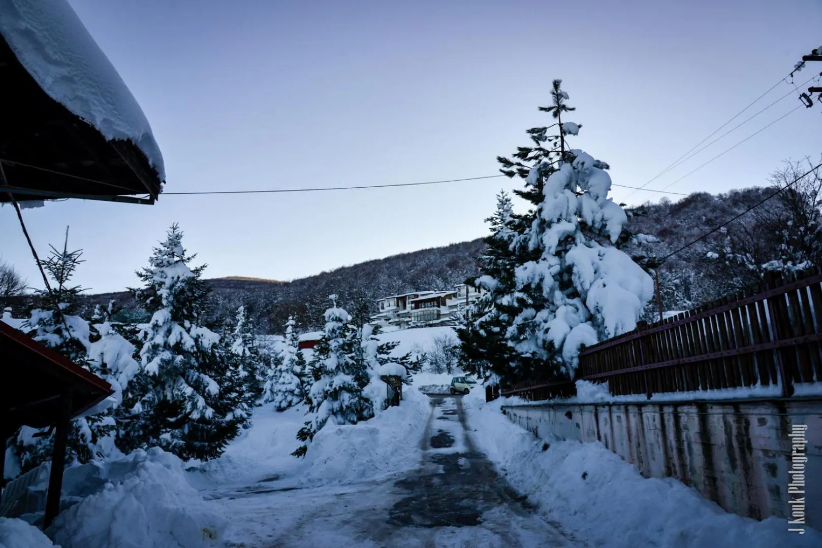Winter in Naoussa Mountain Resort