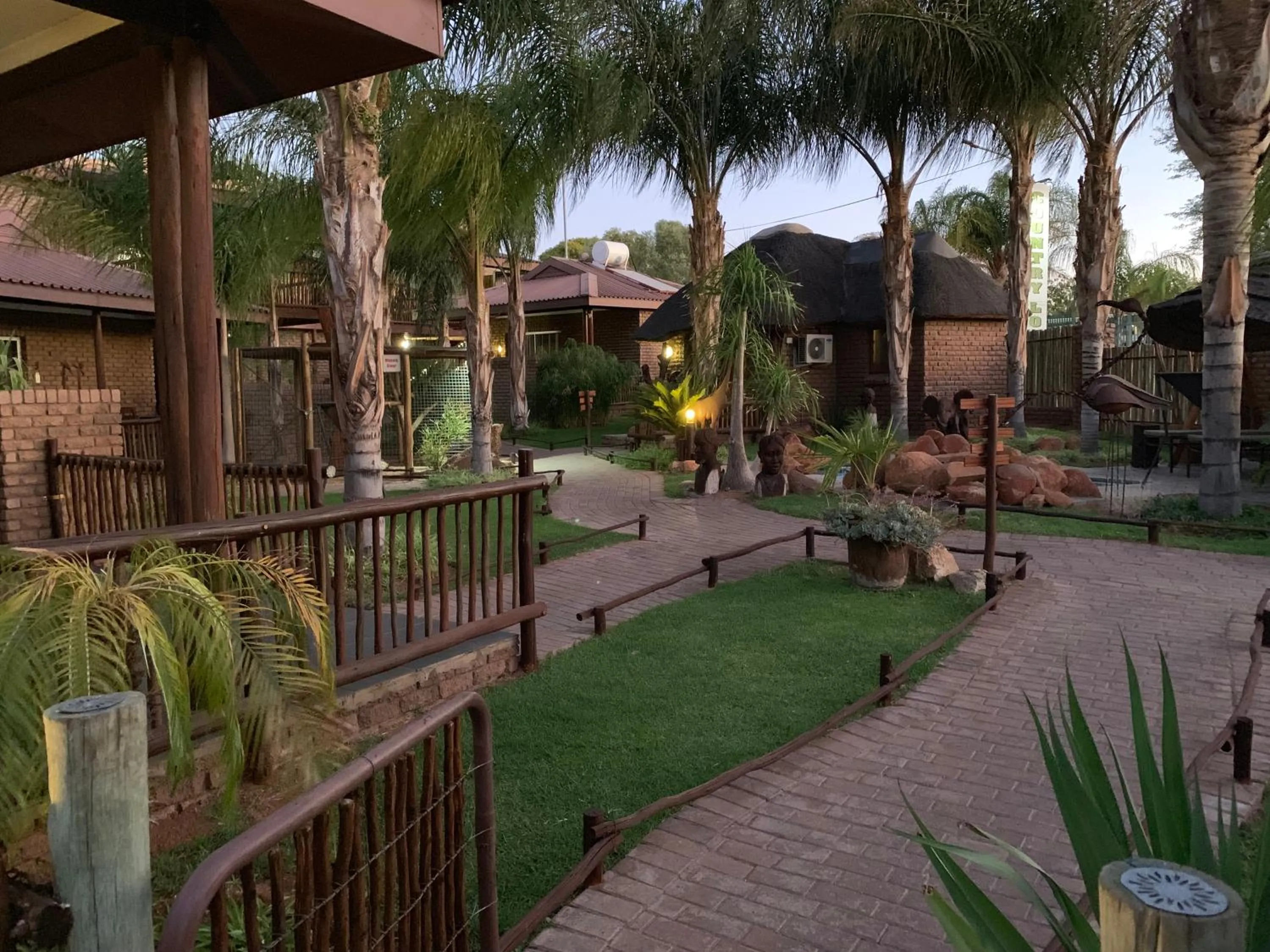 Garden in Country Lodge